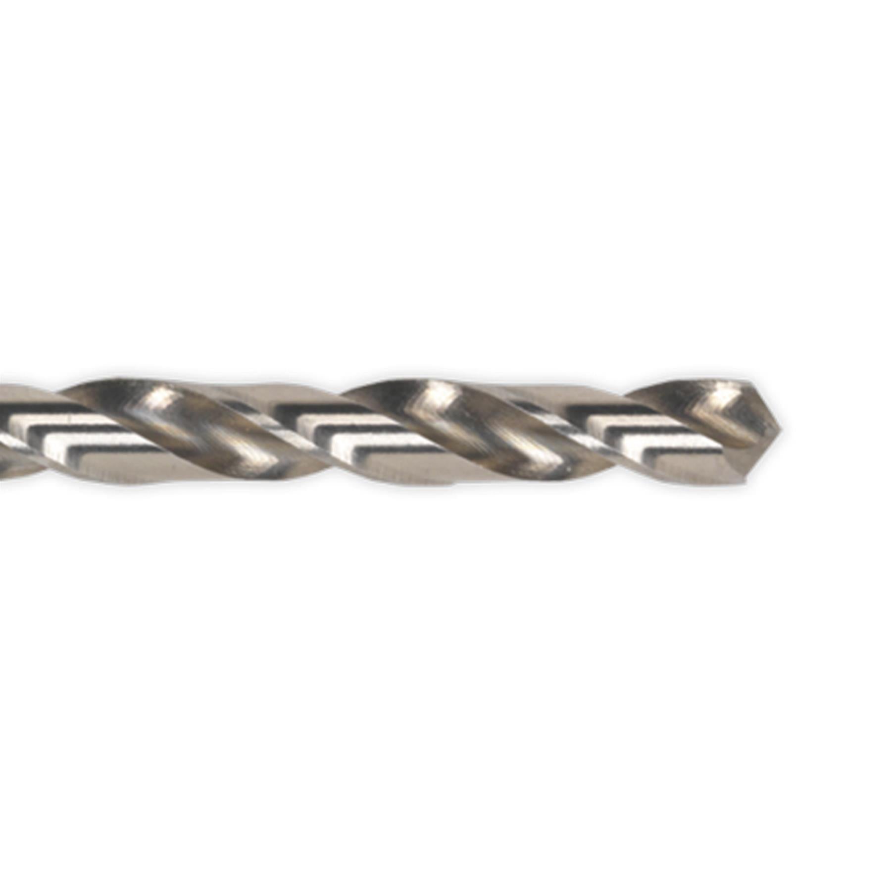 Sealey HSS Fully Ground Drill Bit Ø3/16" Pack of 10