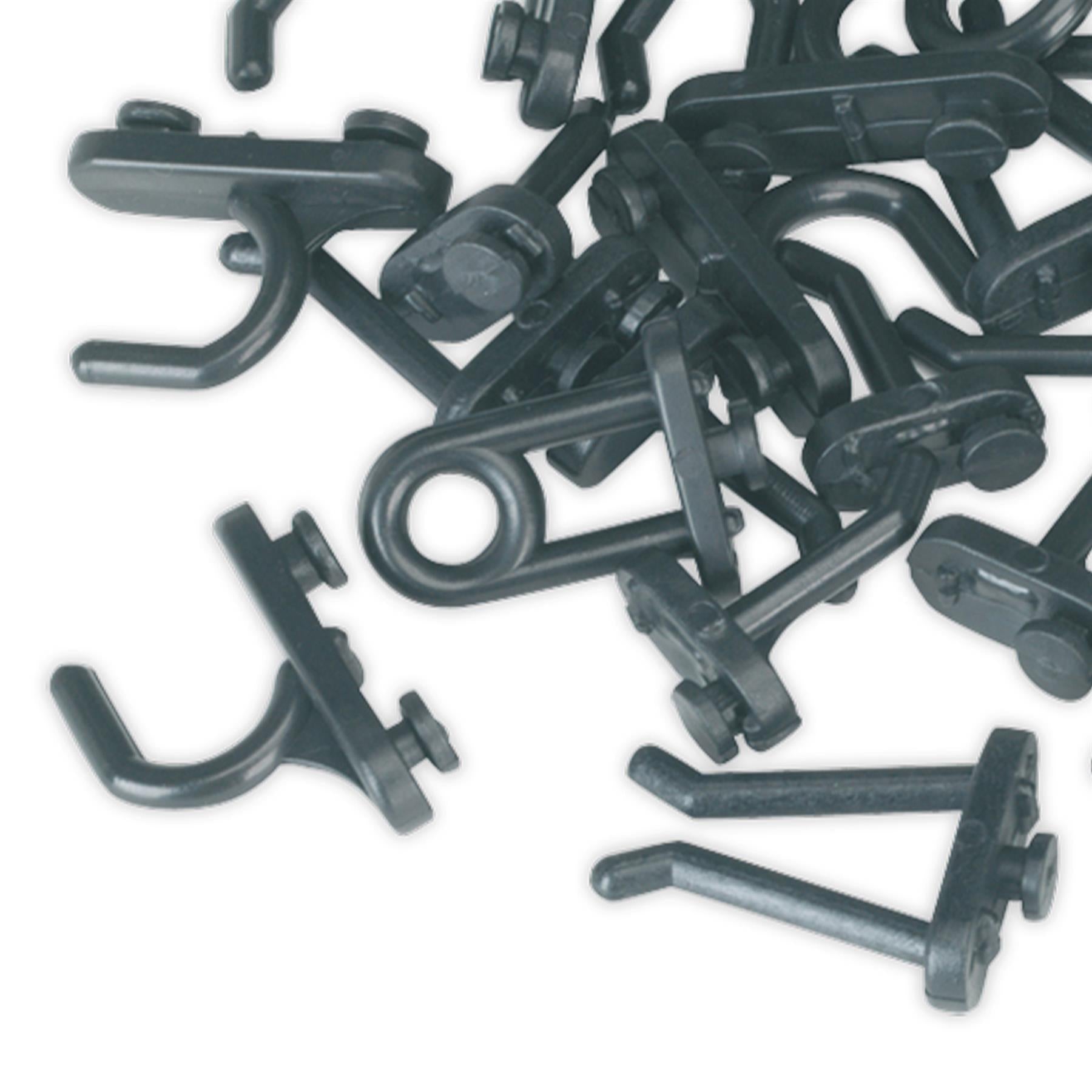 Sealey 30 Pieces Hook Assortment For Composite Pegboard