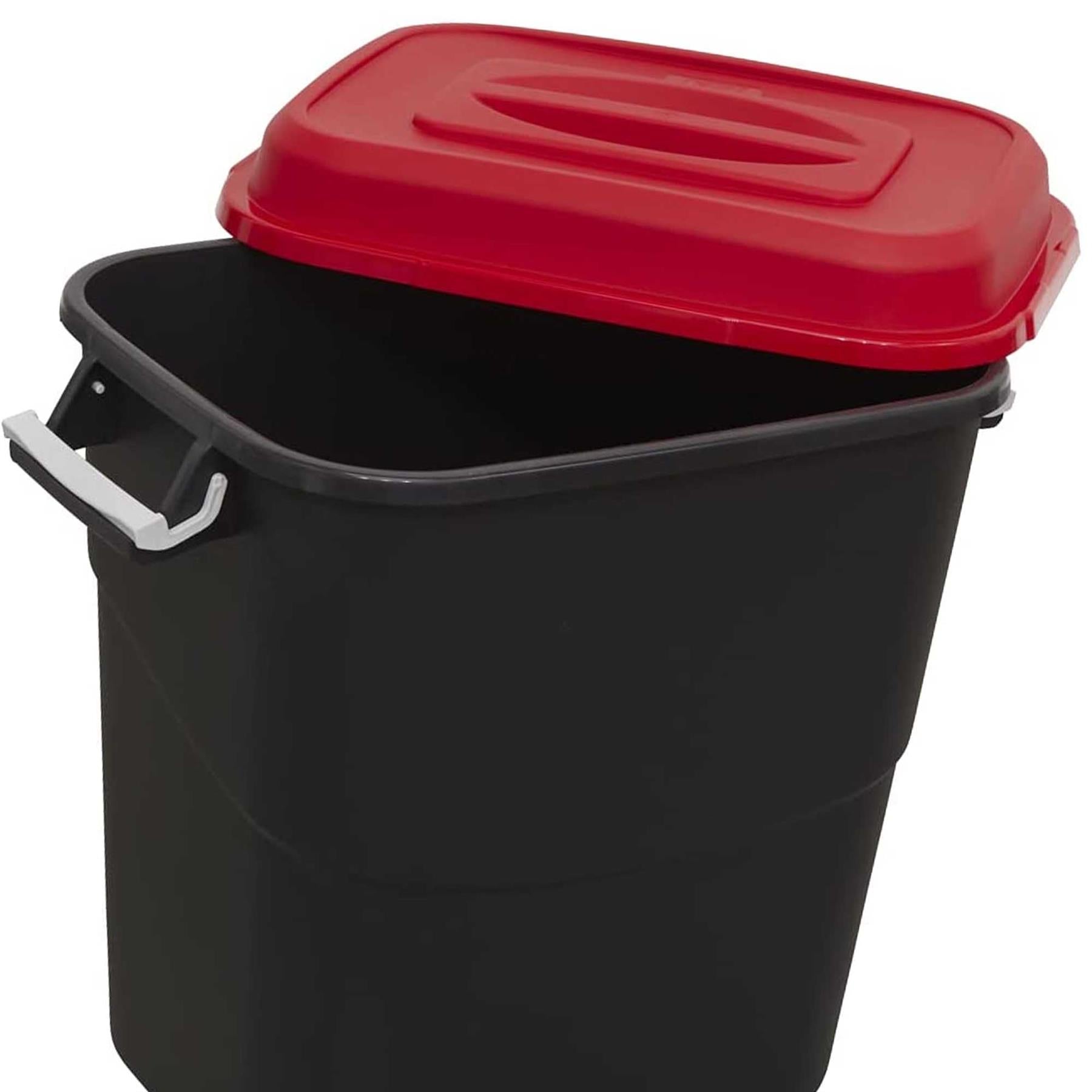 Sealey Refuse/Storage Bin 75L - Red