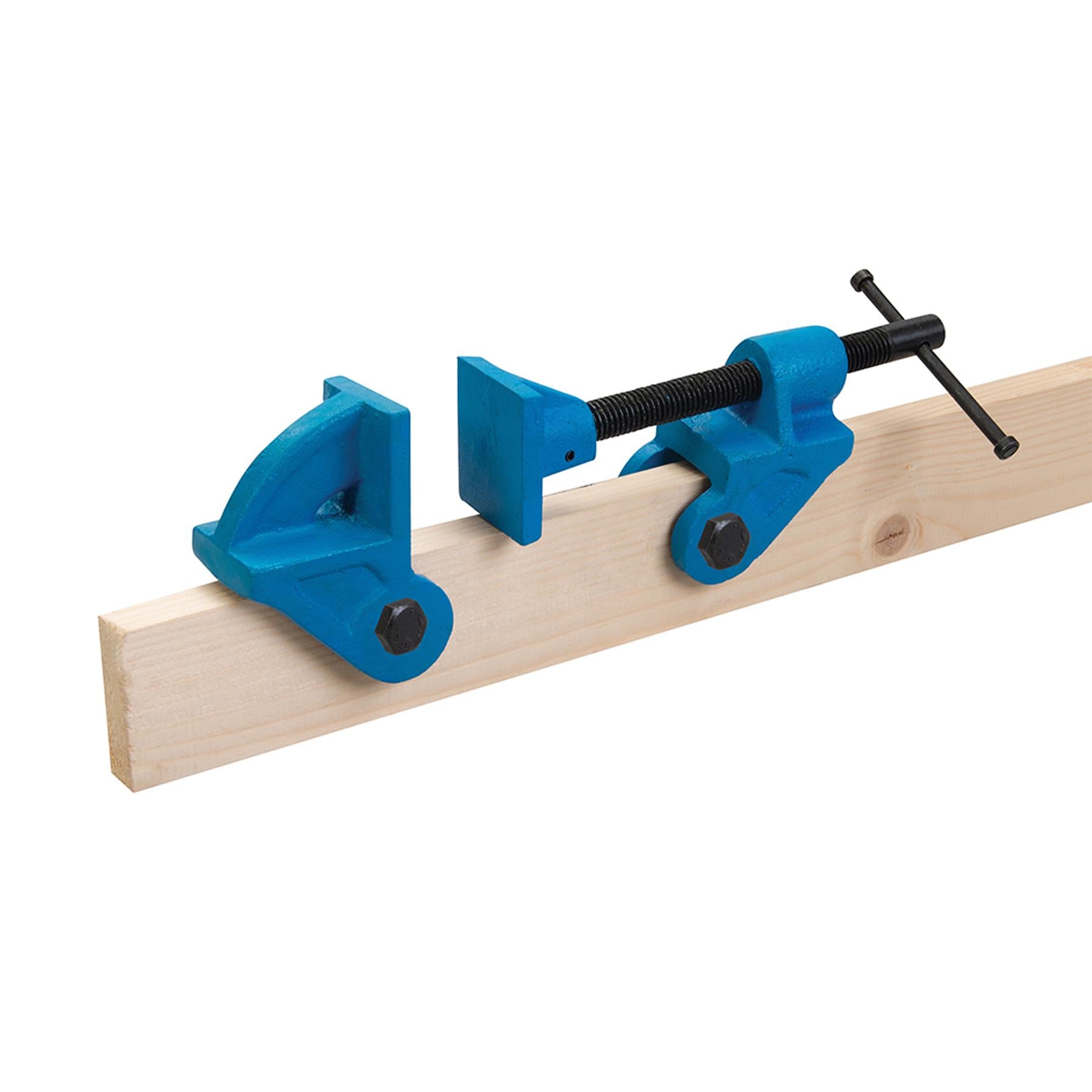 Cramp Head Set 40mm Jaw Adjustable Clamping Vice Saw Utilises 25mm Battens