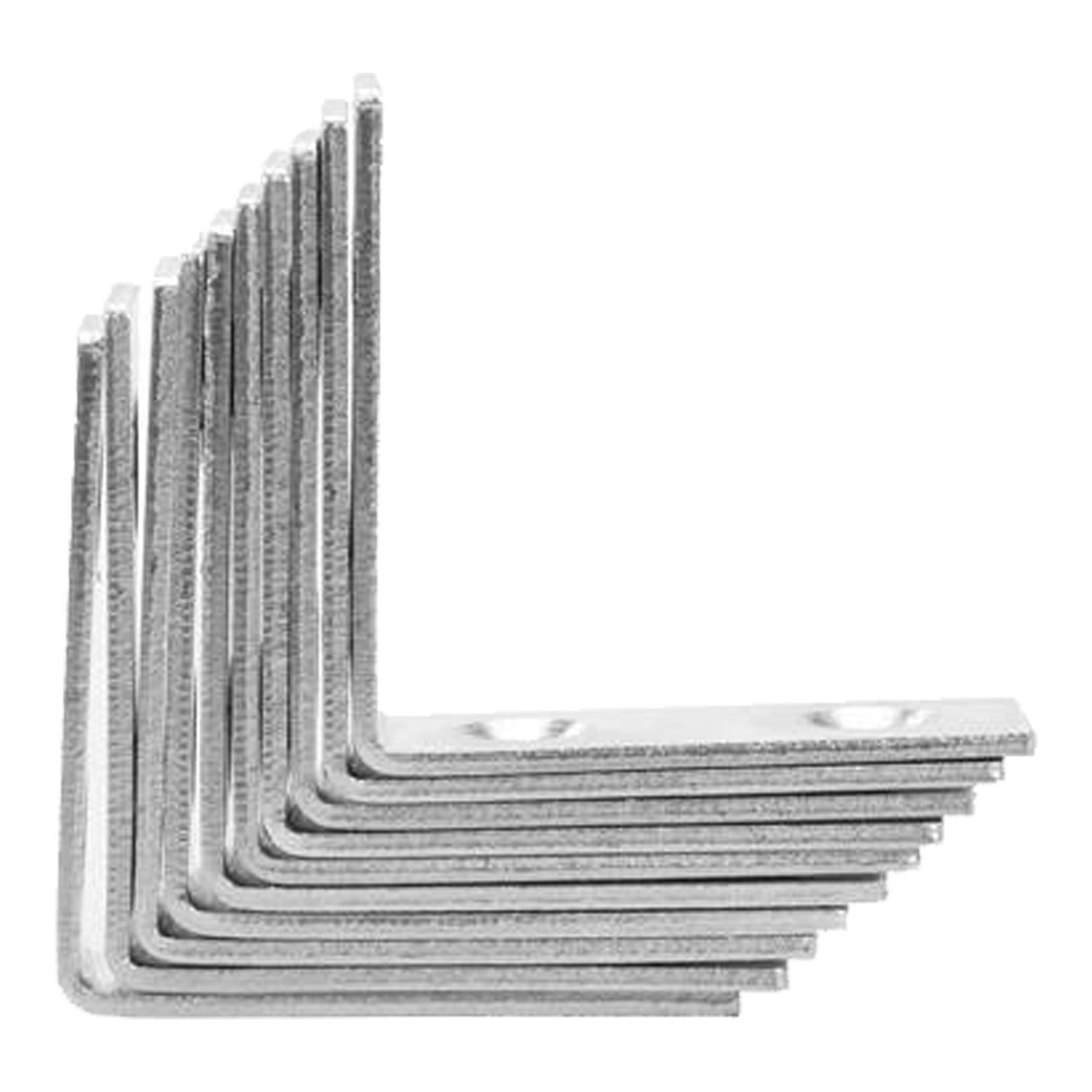 Corner Brace Bracket 90 degree 65 x 1.6 x 16mm Right Angle L shape corner joint connector