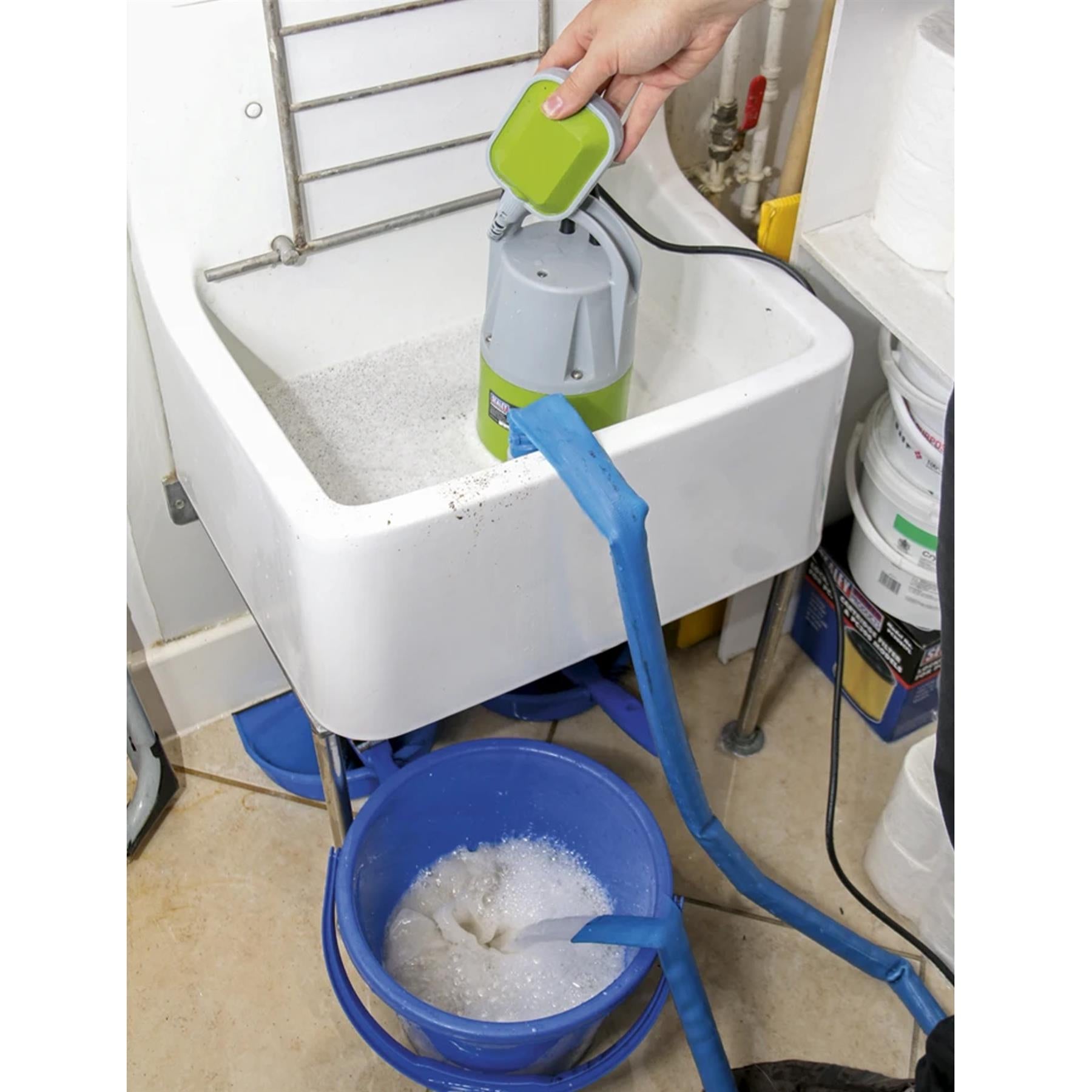 Submersible Clean & Dirty Water Pump Auto 217L/min 230V.Sealey