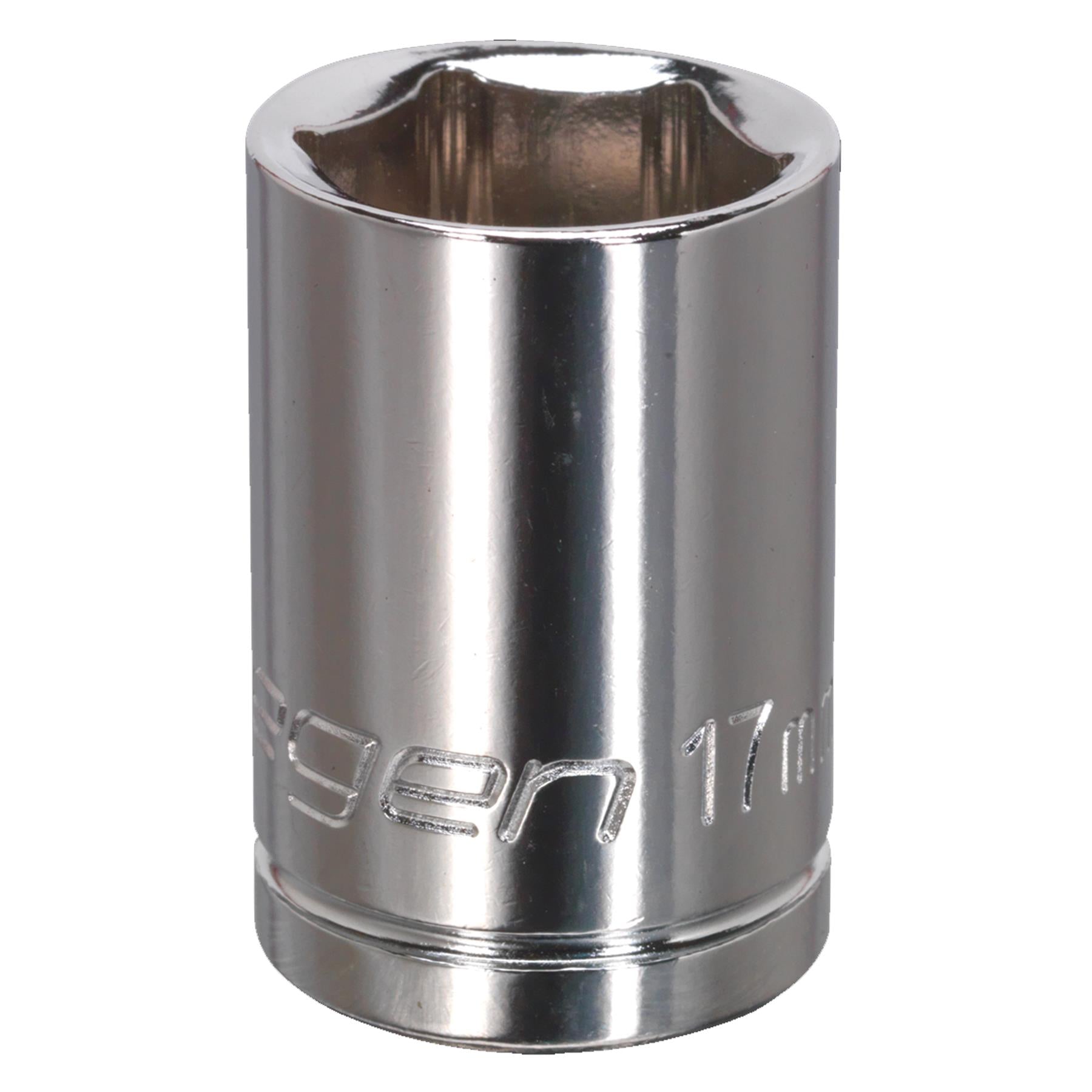 Sealey WallDrive Socket 17mm 1/2"Sq Drive