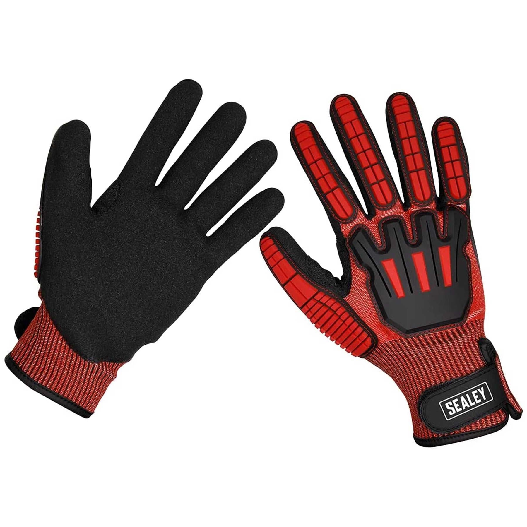 Sealey Cut & Impact Resistant Gloves - Large - Pair