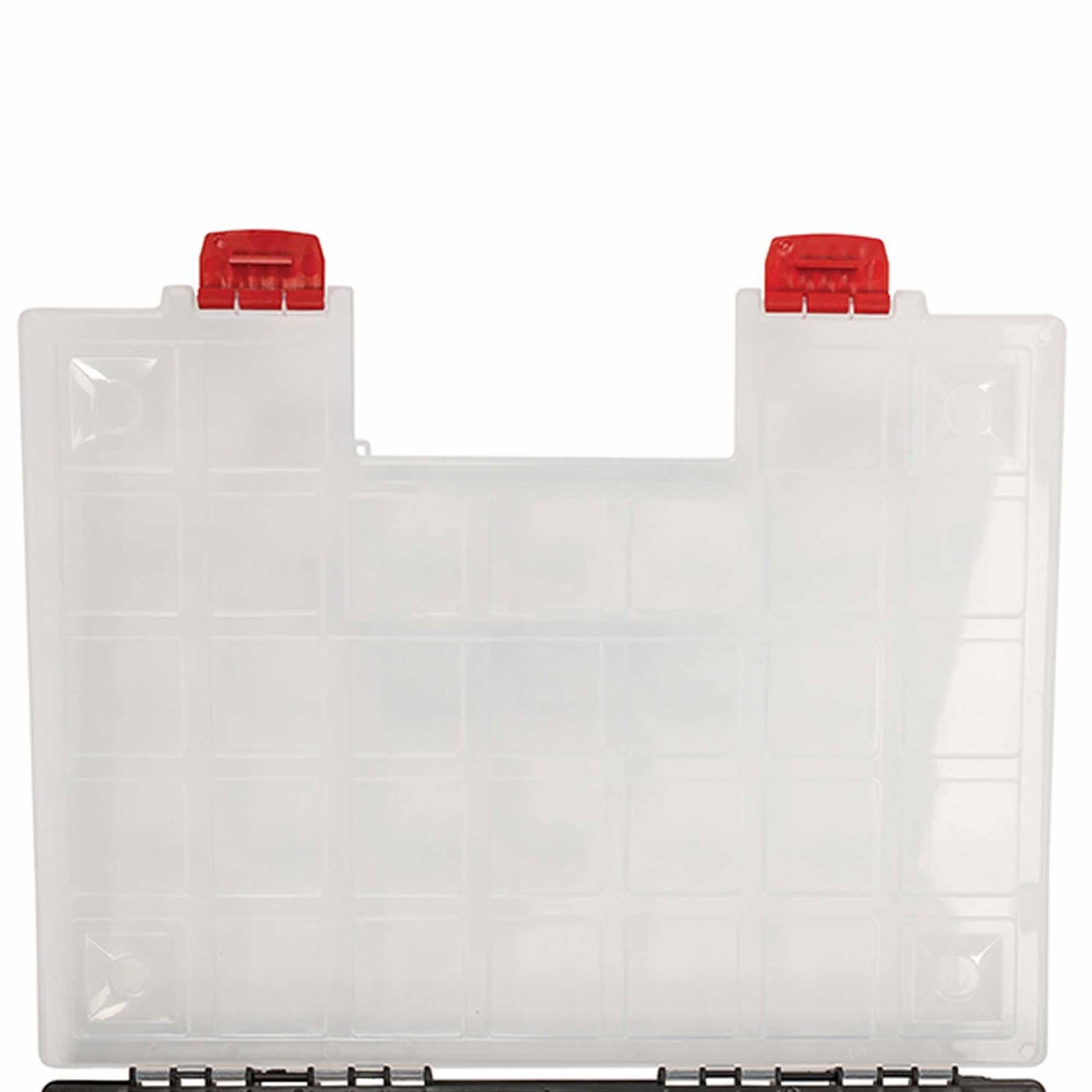 Small Parts Screw Tool Storage Organiser 21 Compartment Stackable Box