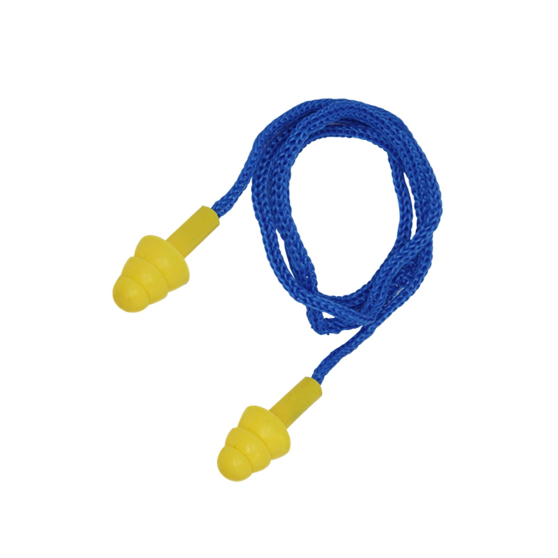 Sealey Corded Ear Plugs Soft Material Comfortable Fit.