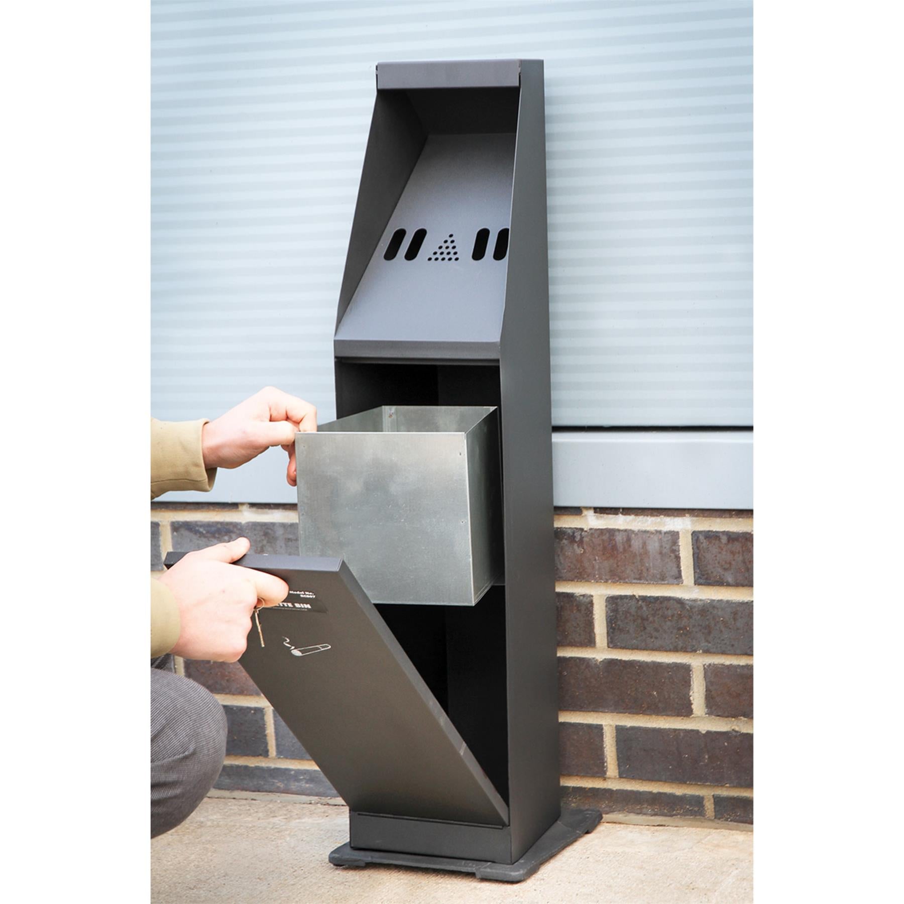 Sealey Cigarette Bin High Quality Lock And Supplied With two keys