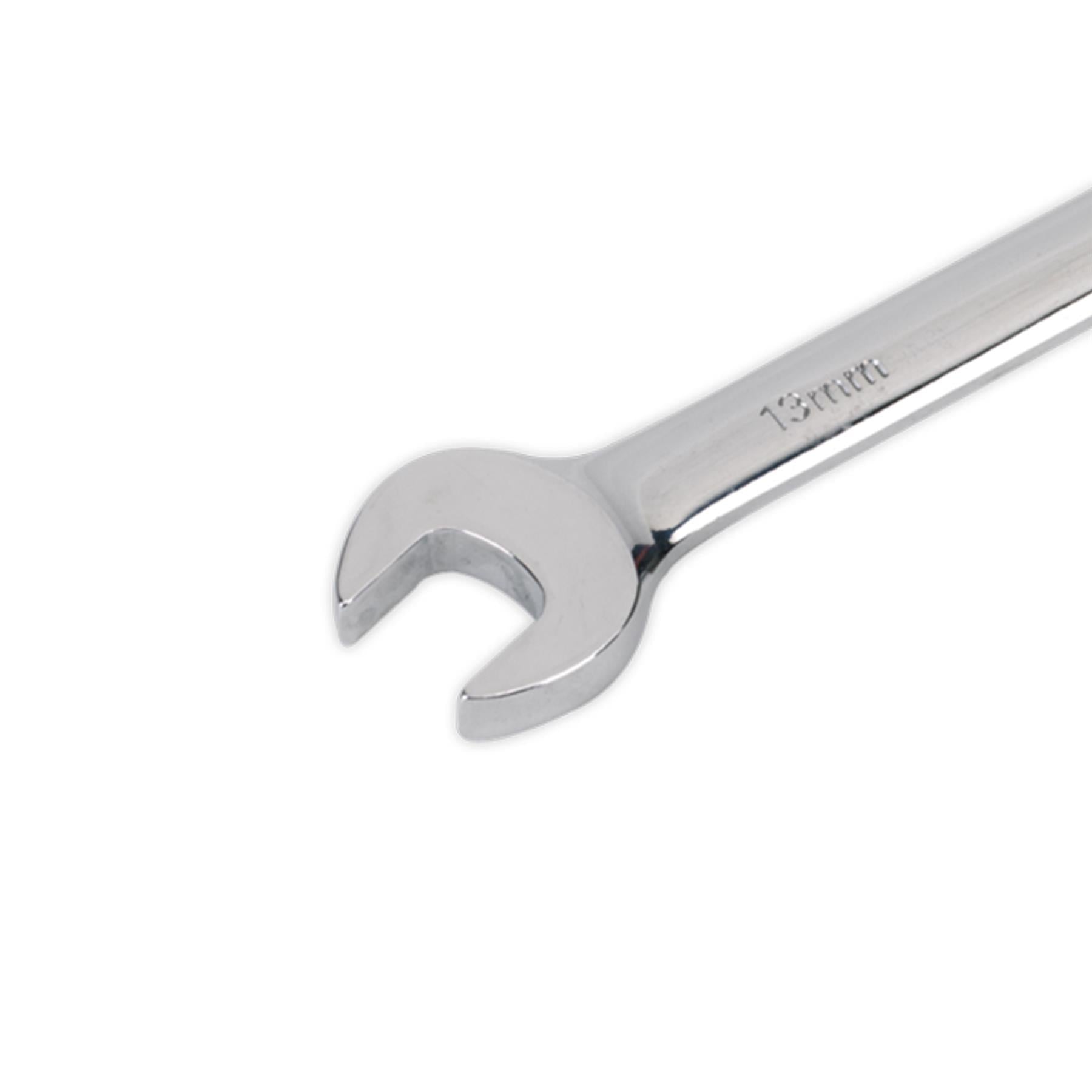 Sealey Reversible Ratchet Combination Spanner 13mm