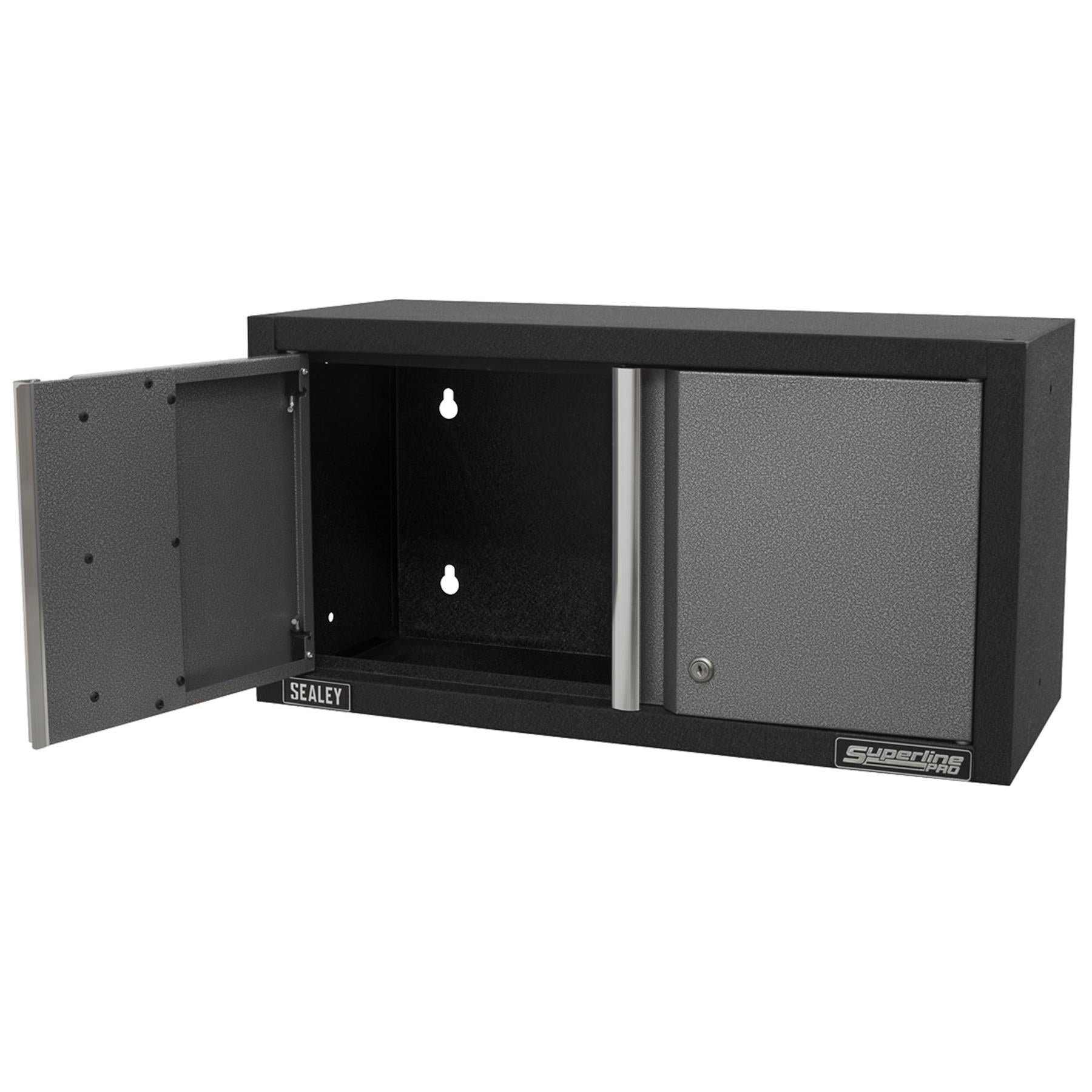 Sealey Modular Wall Cabinet 2 Door 680mm high quality lock supplied With two keys.