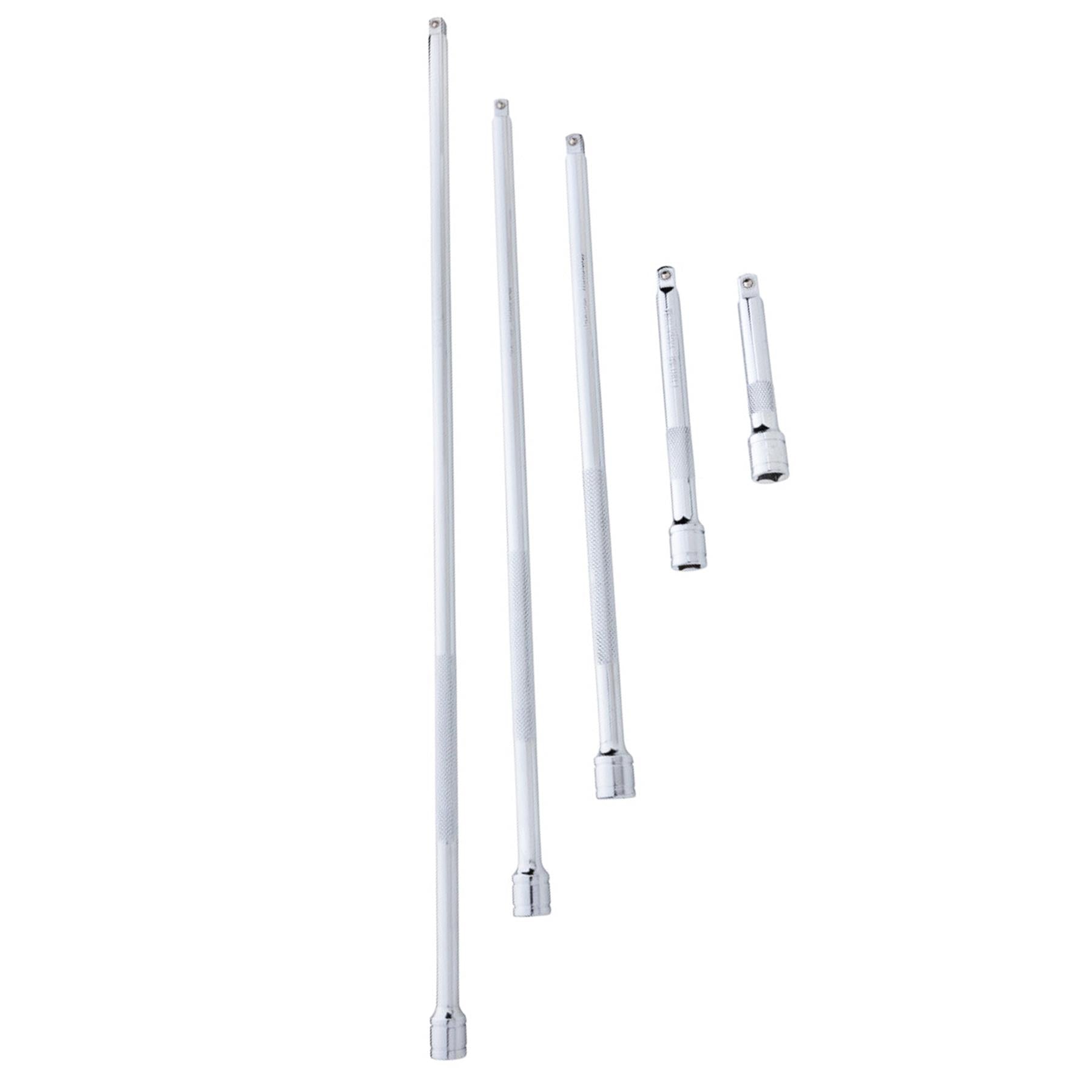 BlueSpot 5pc 3/8" dr Extra Long Extension Bar Set 100, 150, 350, 450, 600mm