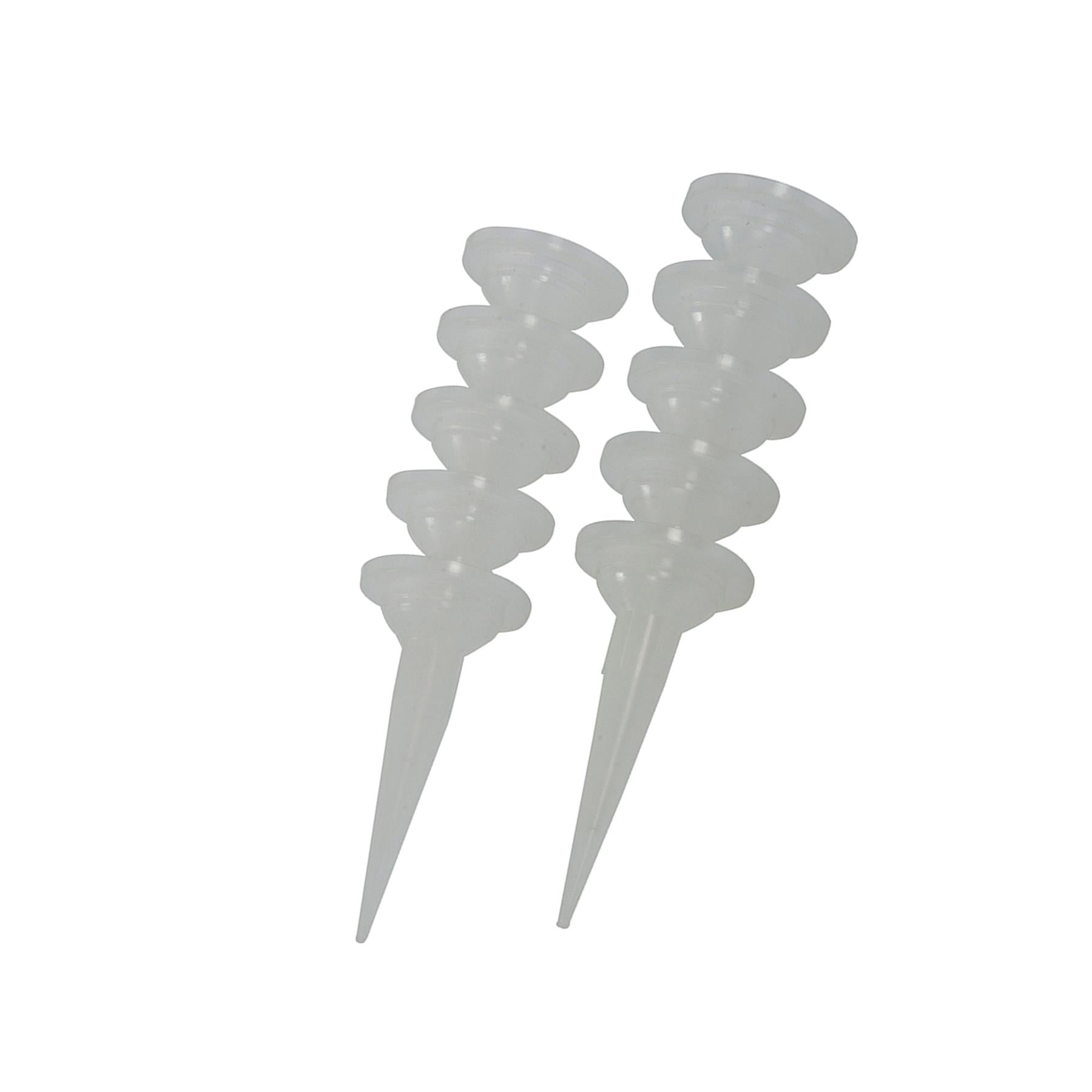 10Pk Silicone Sausage Gun Nozzles for use with the Silicone Sausage Combi Gun