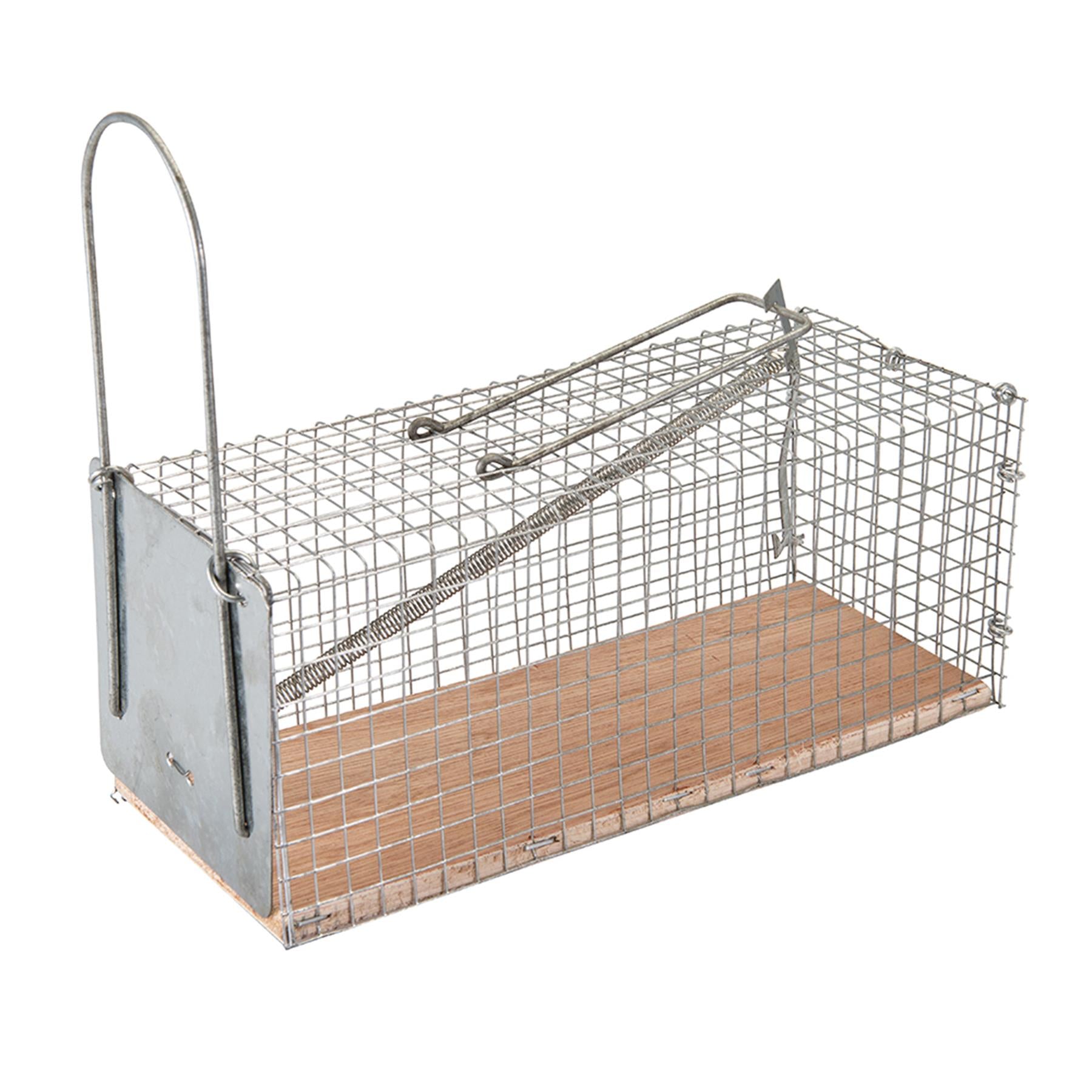 Metal Mouse Trap Humane Live Catcher Rat Vermin Rodent Cage Traps Pest Hamster