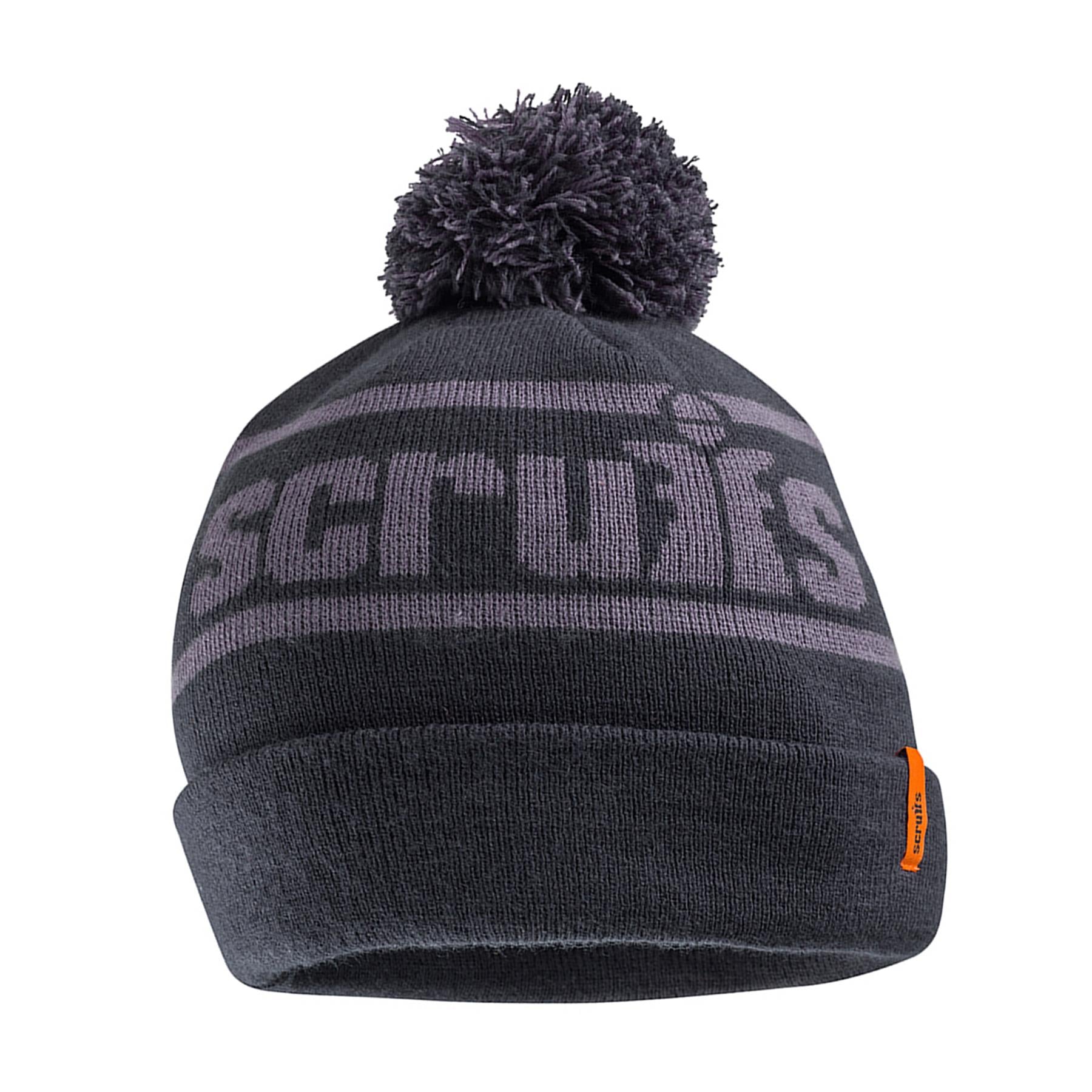 Scruffs Trade Bobble Hat Navy With Soft Padded