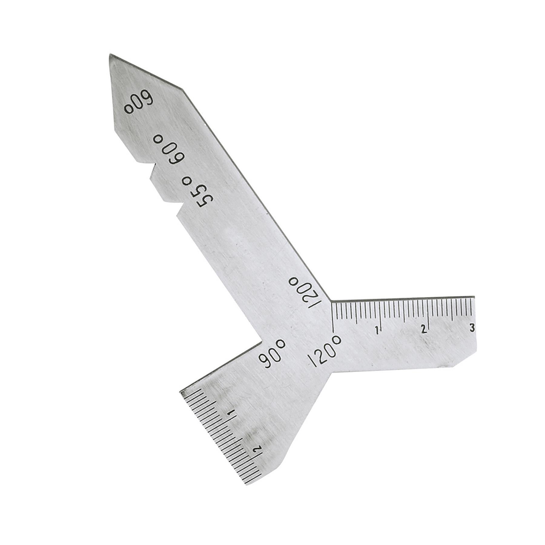 Universal Grinding Gauge 55°, 60°, 90° and 120° Etched, Metric Graduations