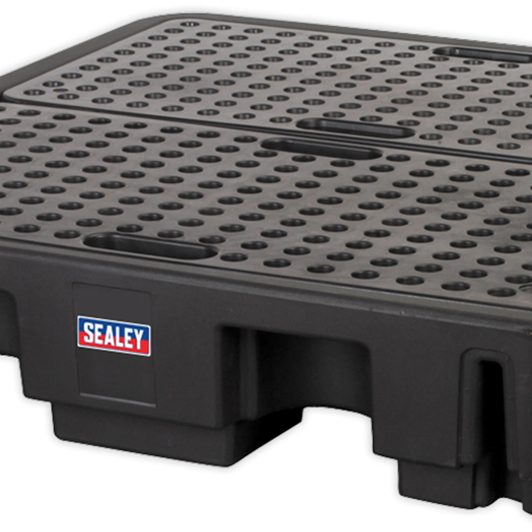 Sealey Barrel Bund Polyethylene 1380 x 1290 x 280mm 4 Drum