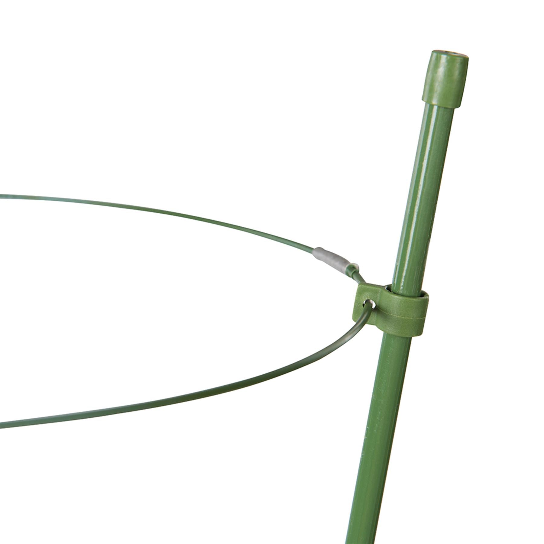 3-Tier Plant Support Durable Steel Rust Resistant Plastc Coating 180 200 & 220mm