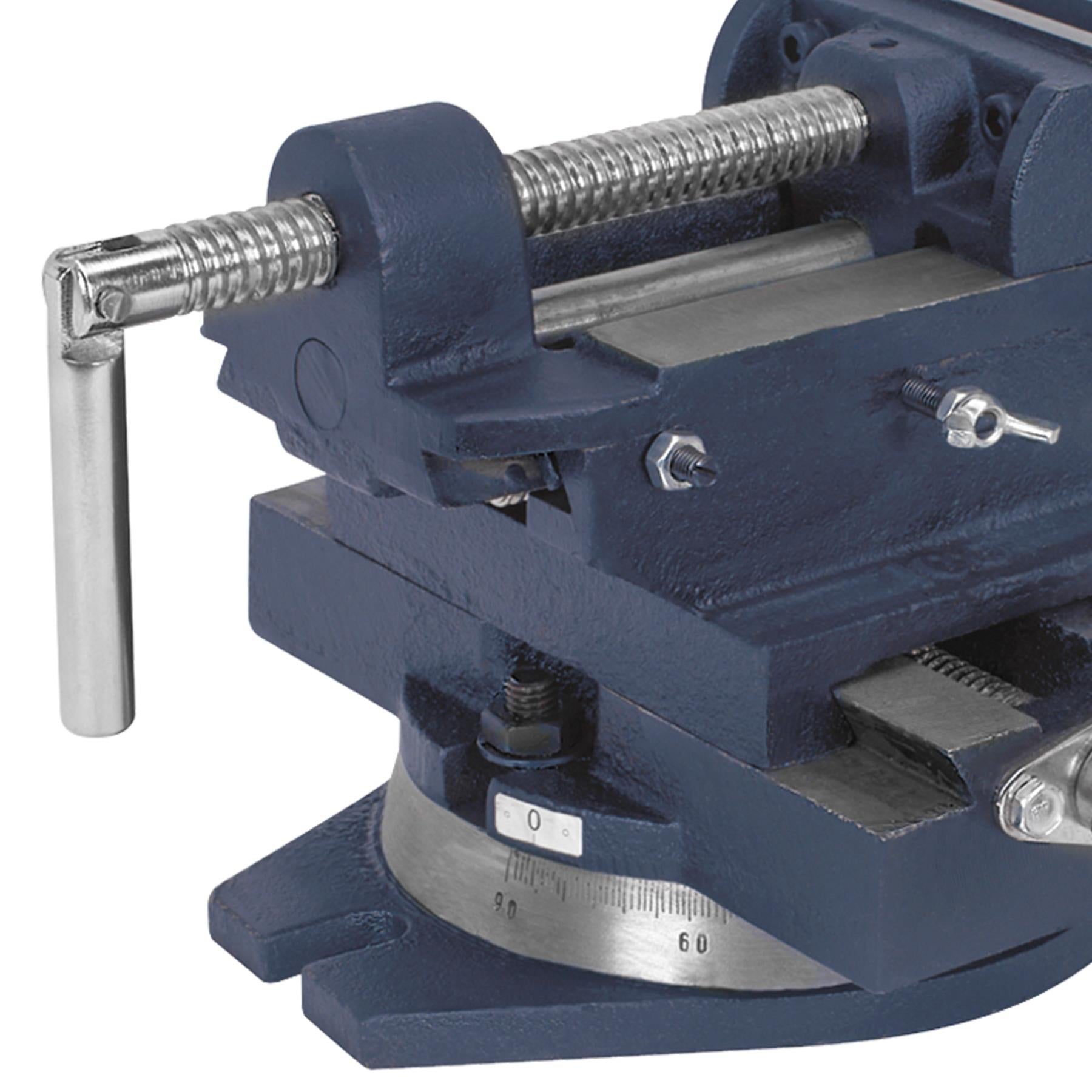 Sealey Compound Cross Vice 100mm Garage Workshop DIY