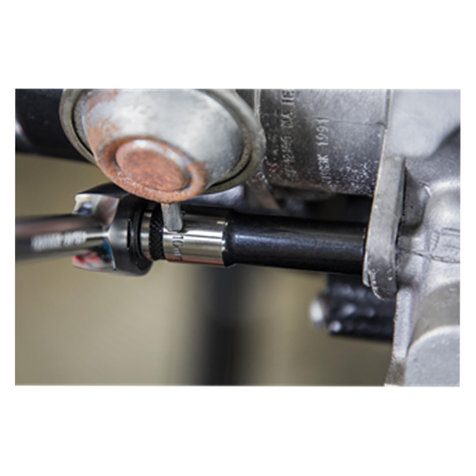 Sealey Socket Set 12pc 3/8"Sq Drive Deep Lock-On� 6pt Metric - Black Series