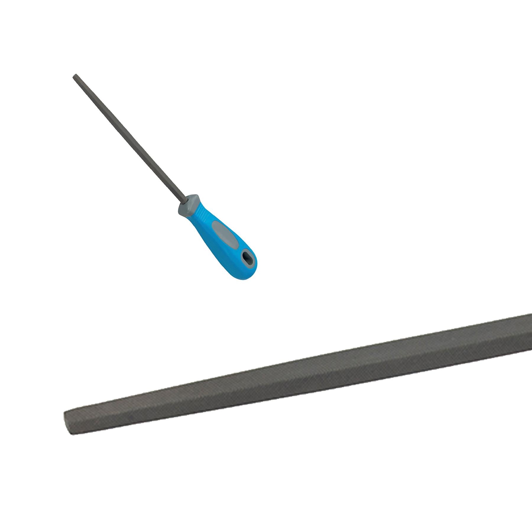 250mm Square File 2nd Cut Filing Smoothing Coarse Soft Grip Woodwork Carpentry