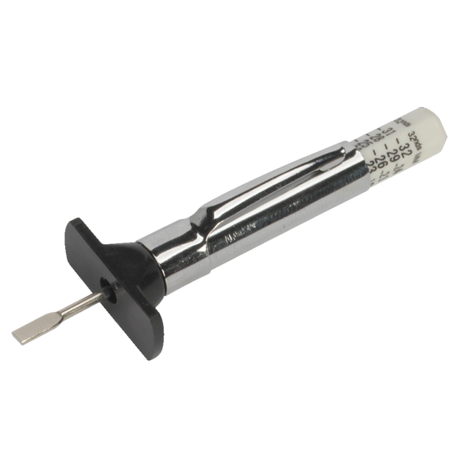 Sealey Tyre Tread Depth Gauge - Pocket Type Chromed steel body