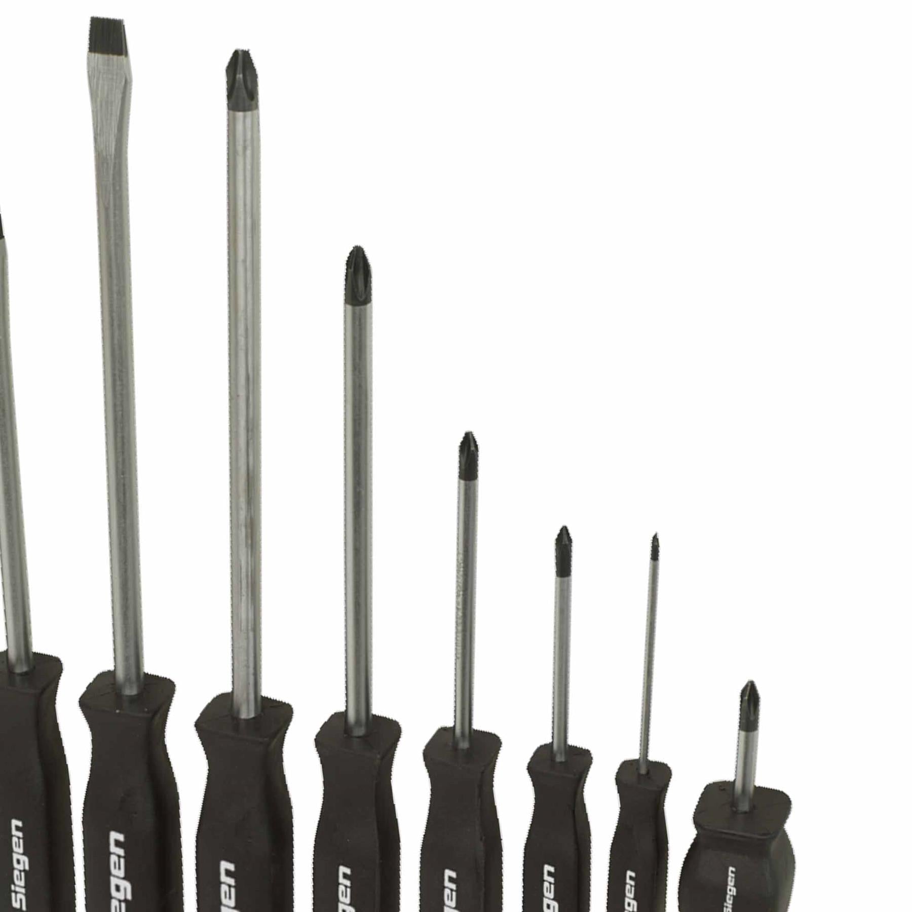 Sealey Screwdriver Set 12pc Hammer-Thru