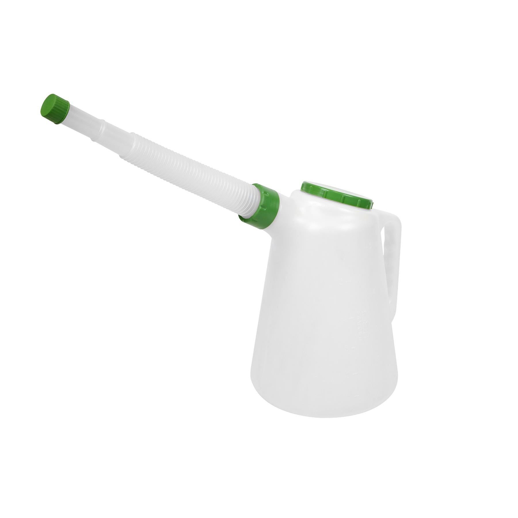Sealey Oil Container with Green Lid & Flexible Spout 5L