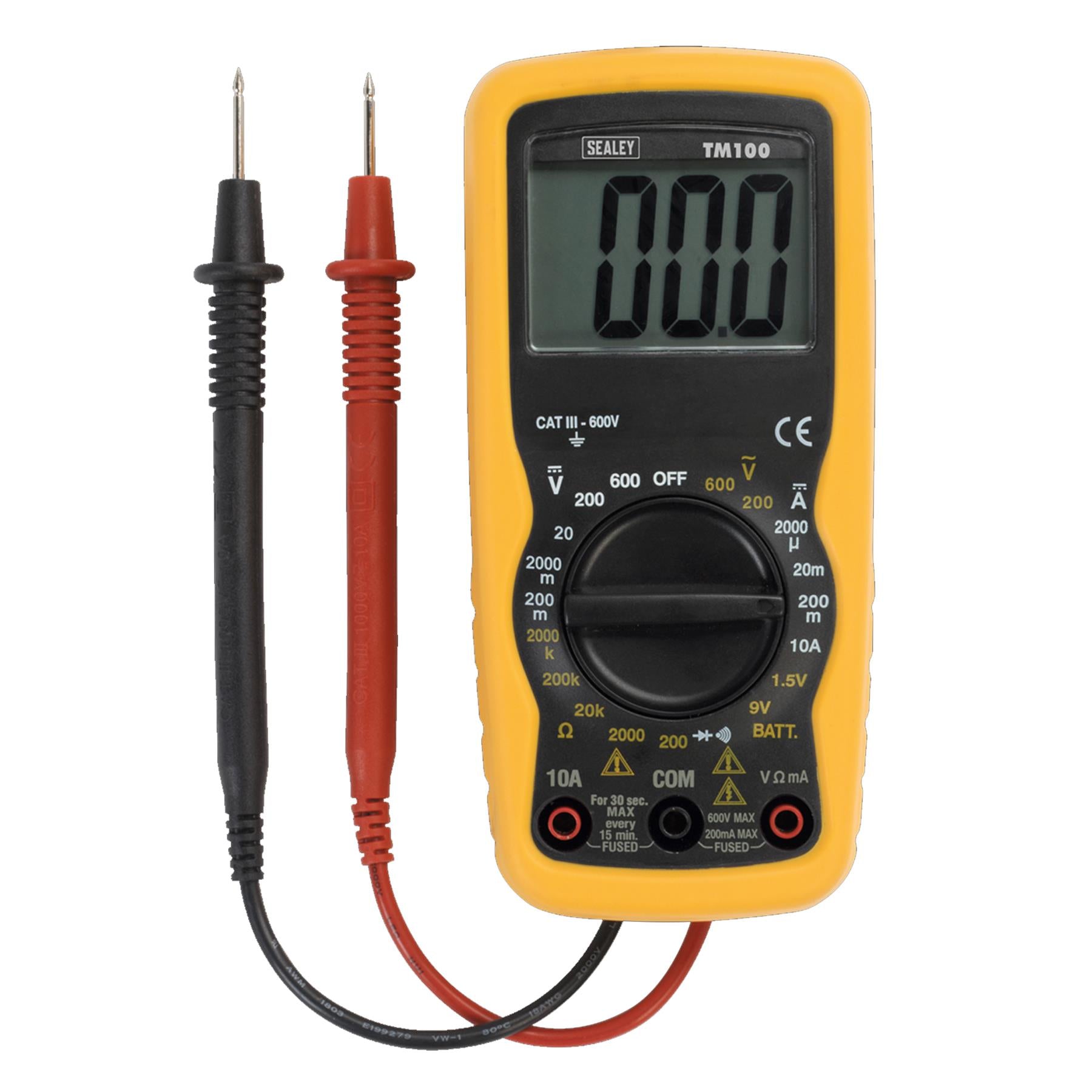 Sealey Professional Digital Multimeter - 6-Function