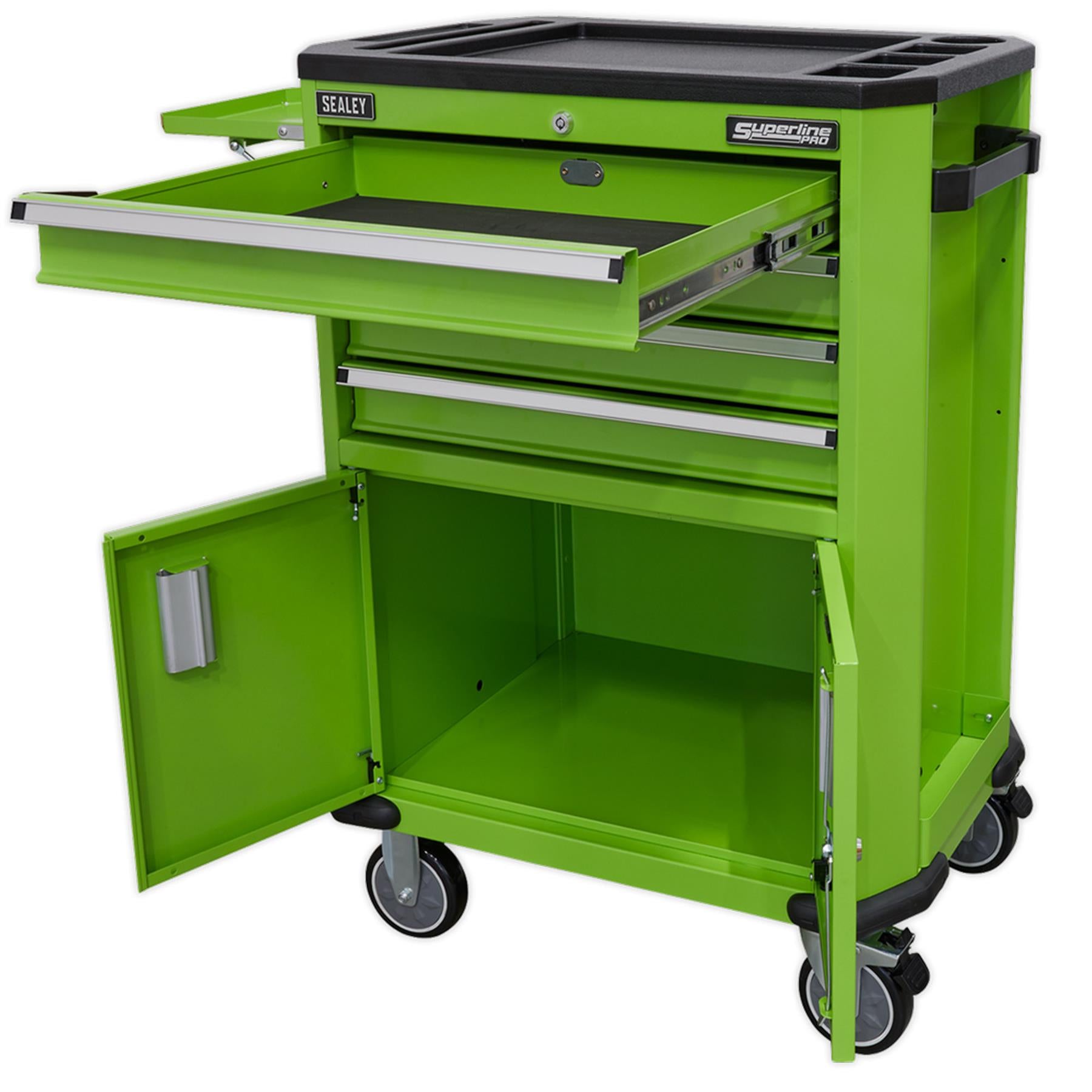 Sealey Tool Trolley with 4 Drawers & 2 Door Cupboard