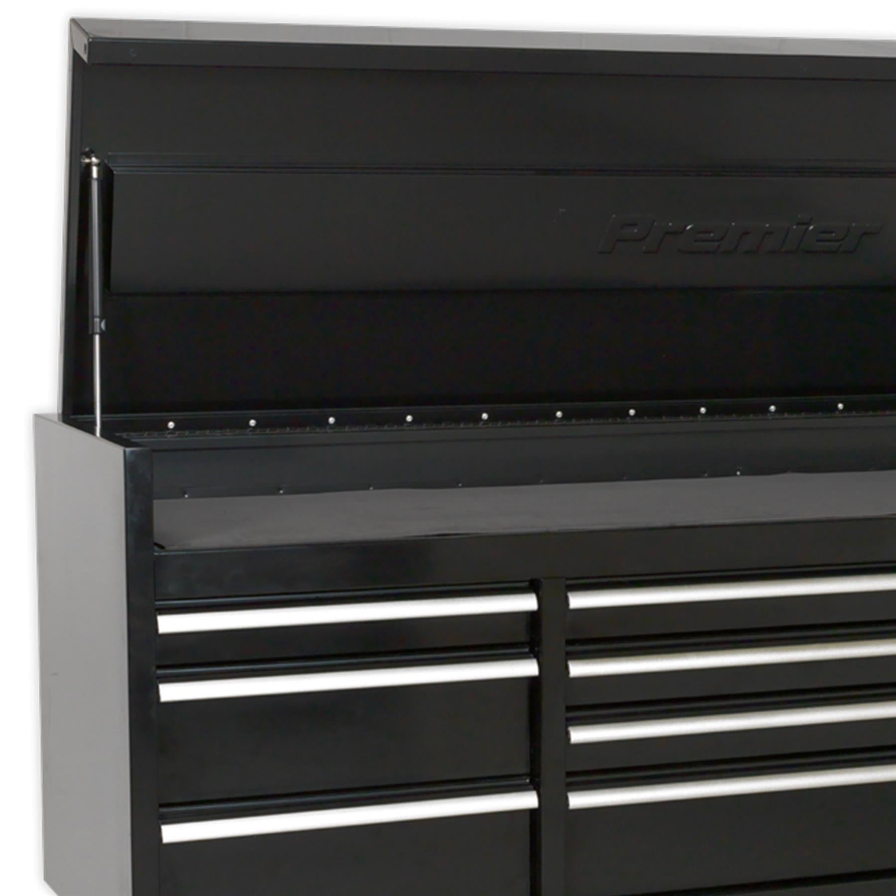 Sealey Topchest 10 Drawer 1830mm Heavy-Duty Black