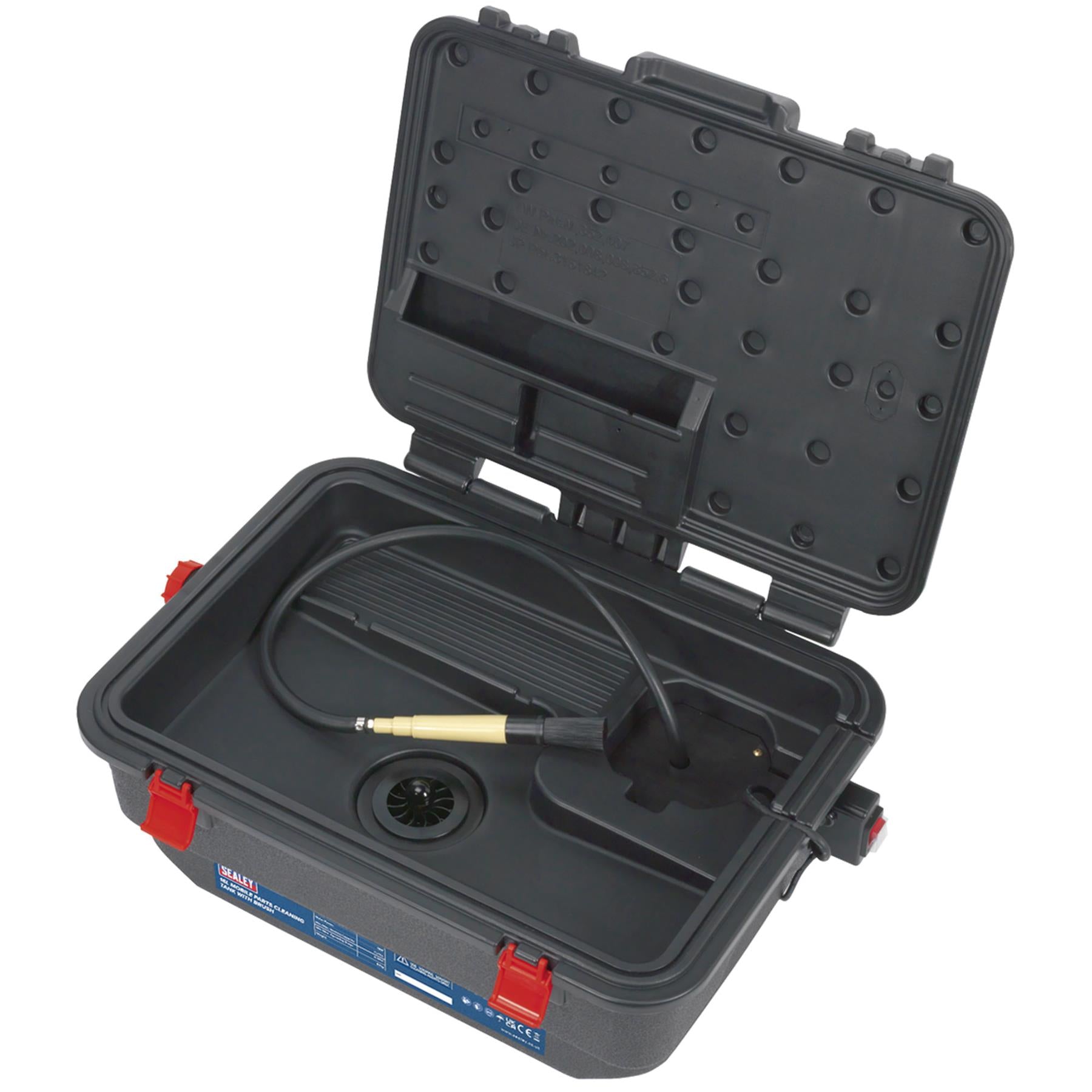Sealey Mobile Parts Cleaning Tank with Brush