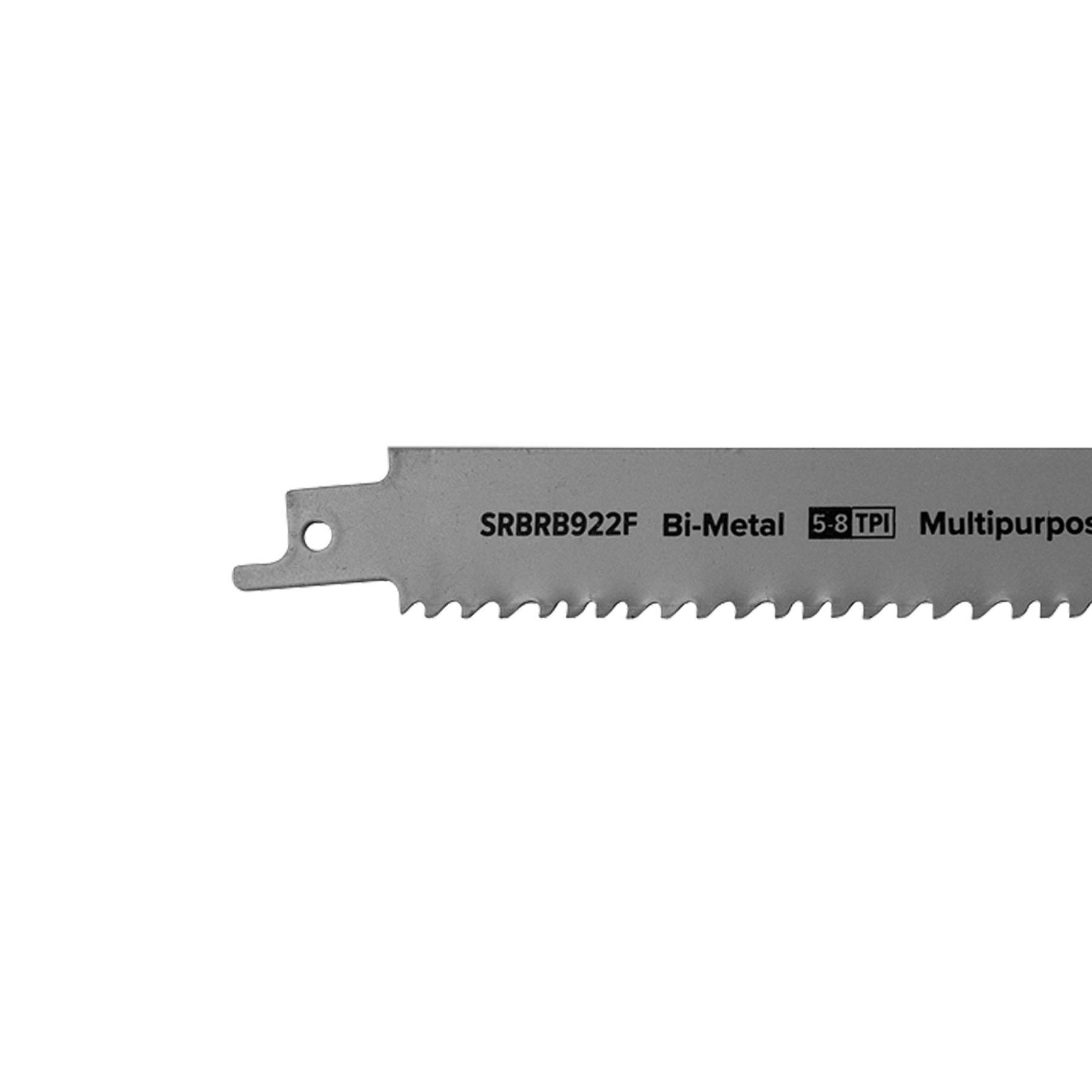 Sealey Reciprocating Saw Blade Multipurpose 230mm 5-8tpi-Pack of 5