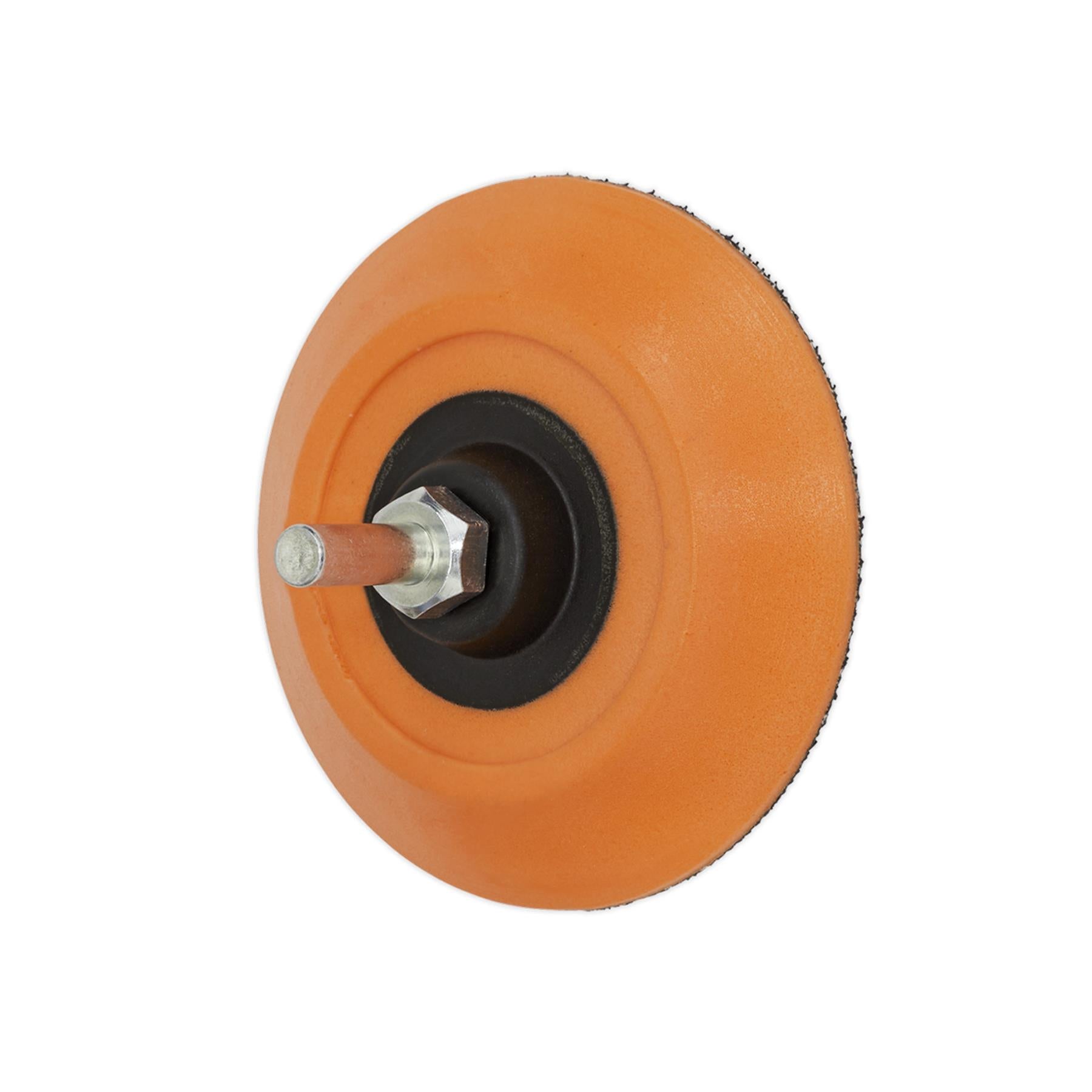 Sealey Hook-and-Loop Backing Pad Ø75mm 6mm Shaft Garage Workshop DIY