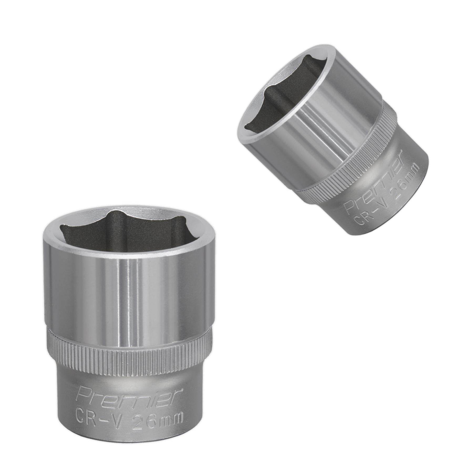 Sealey WallDrive Socket 26mm 1/2"Sq Drive