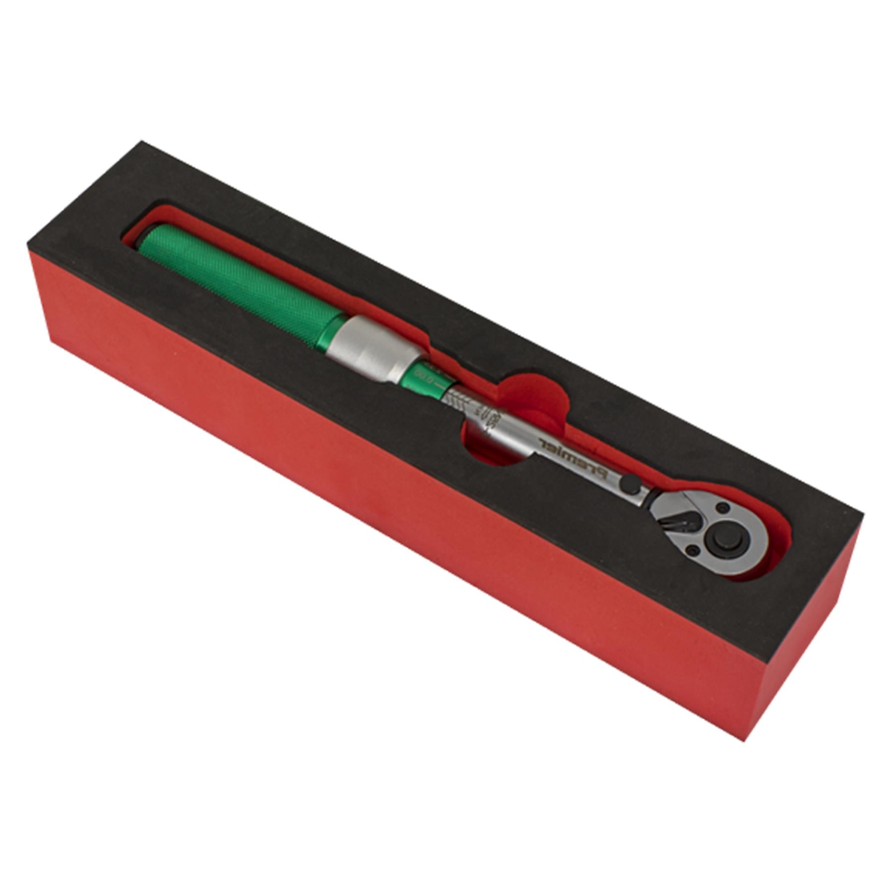 Sealey Torque Wrench Micrometer Style 1/4"Sq Drive 5-25Nm-Calibrate