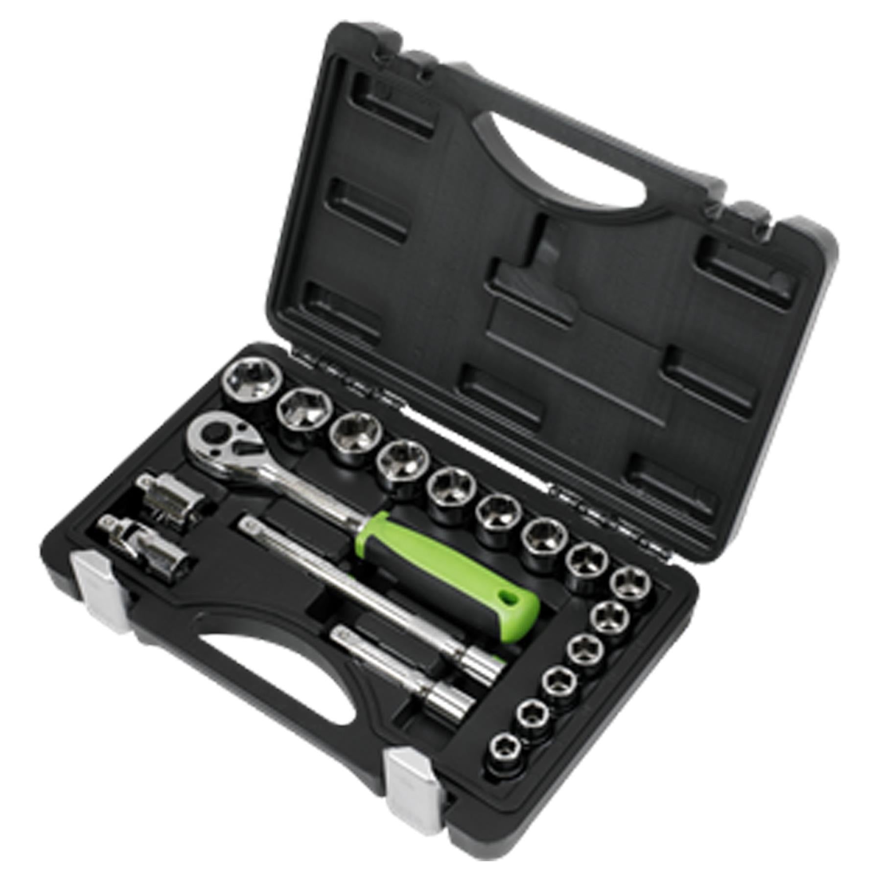 Sealey Socket Set 19pc 3/8"Sq Drive Metric