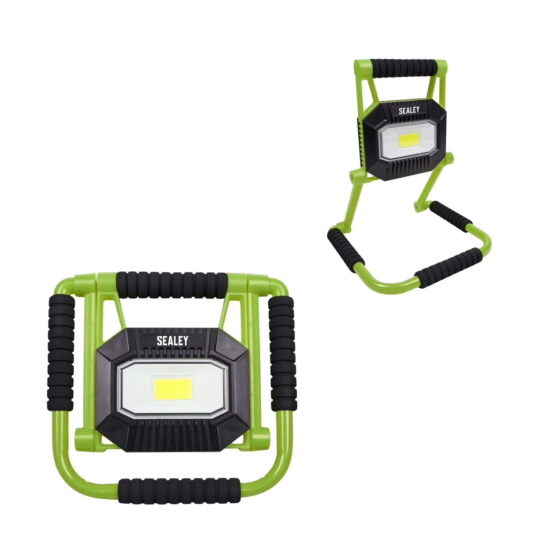 Sealey R/Charge Portable Fold Flat Floodlight 20W COB LED Li-ion