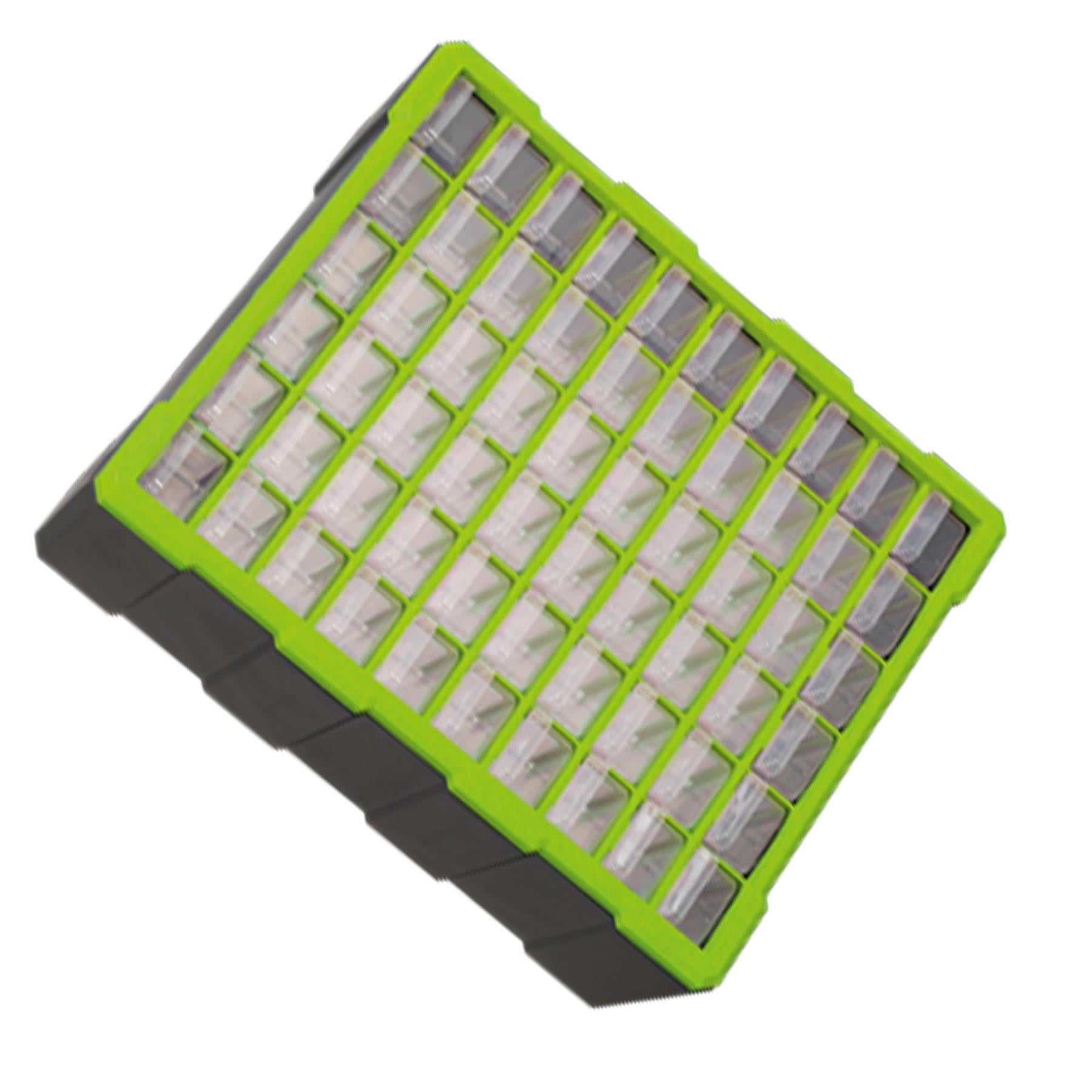 Sealey Cabinet Box 60 Drawer - Hi-Vis Green/Black
