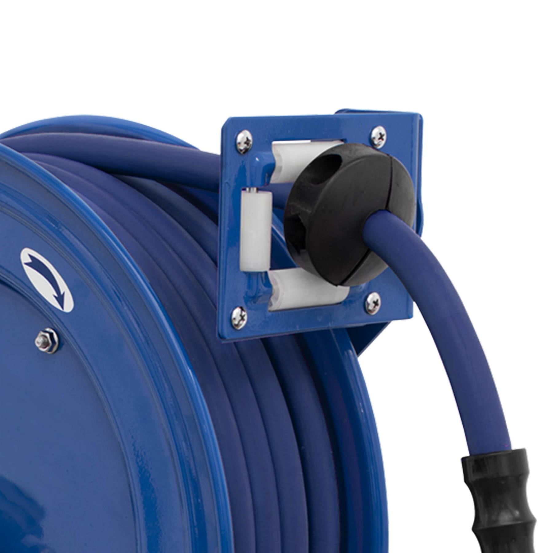 Heavy-Duty Retractable Water Hose Reel 15m Ø13mm ID Rubber Hose