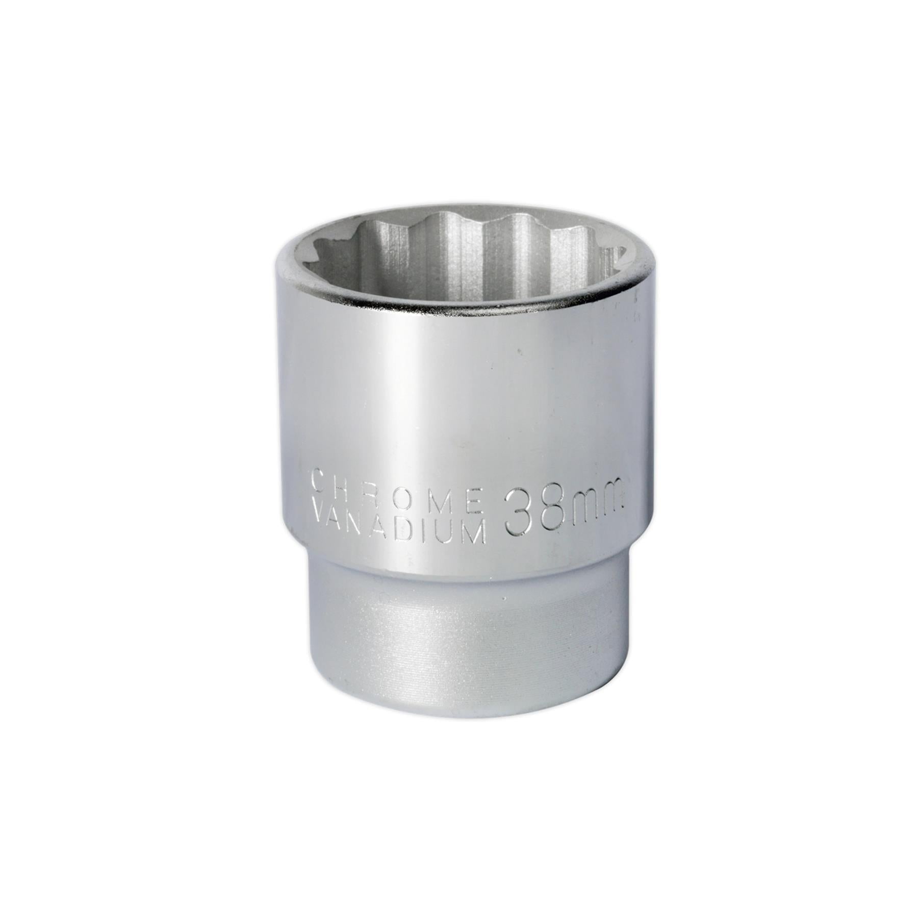 Sealey WallDrive Socket 38mm 3/4"Sq Drive