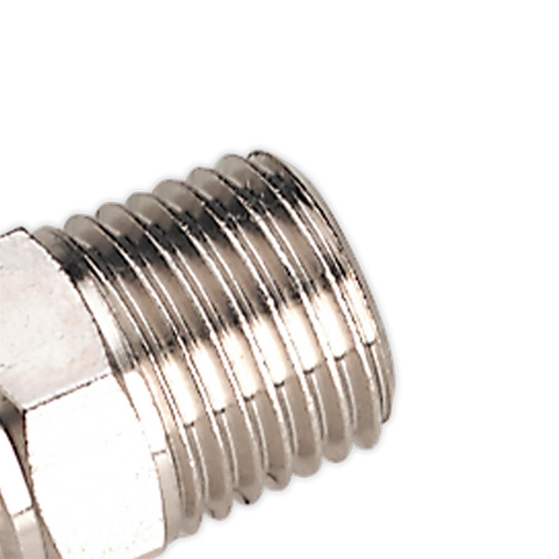 Sealey Double Male Union 1/4"BSPT to 1/4"BSPT