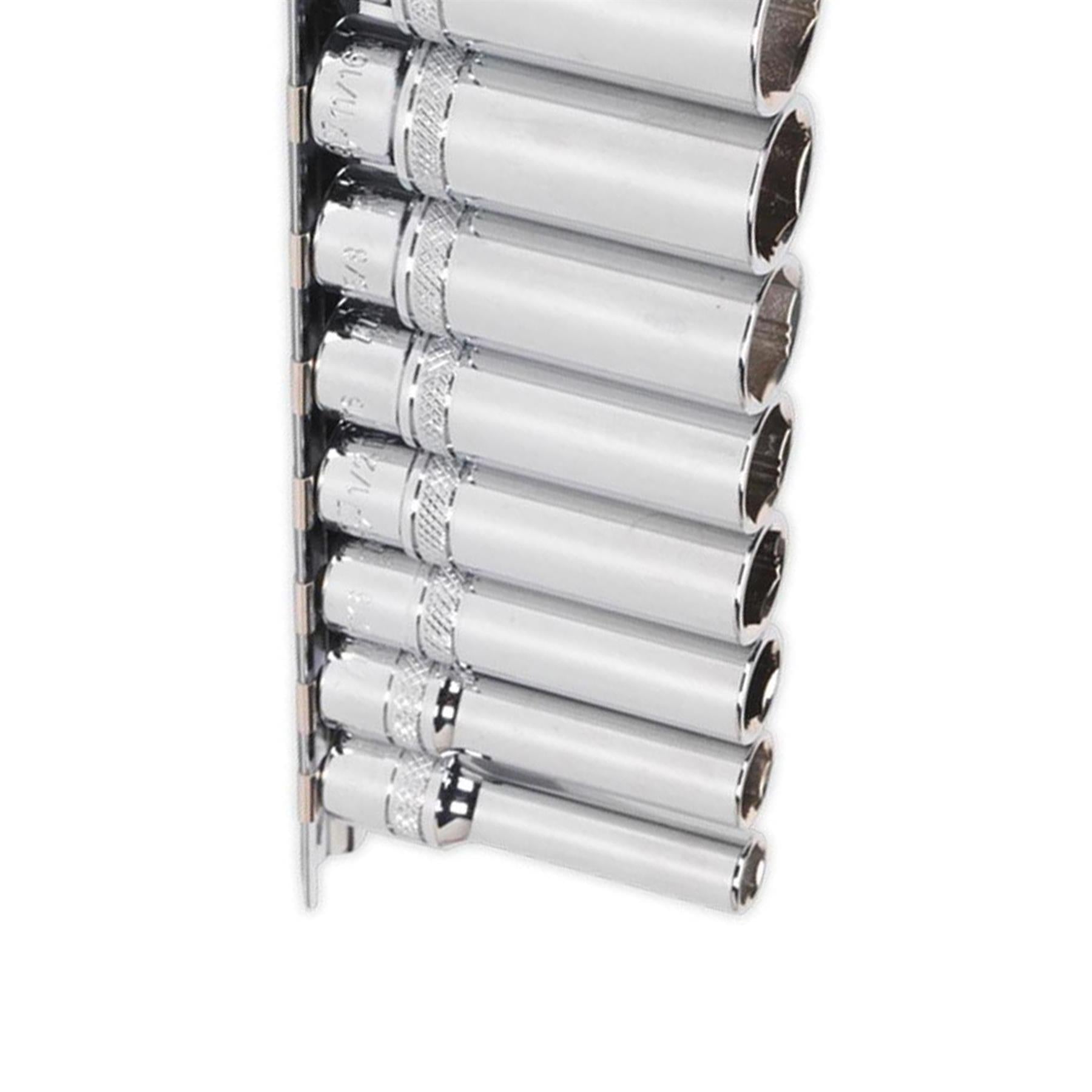 Sealey Socket Set 11pc 3/8"Sq Drive Deep Lock-On 6pt Imperial