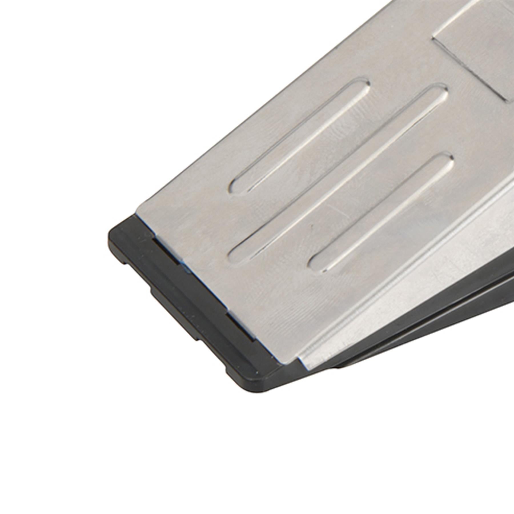 Door Stop Alarm - 1 X 9V (Pp3) Wedge-Shaped Door Stopper With Loud 120Db Alarm