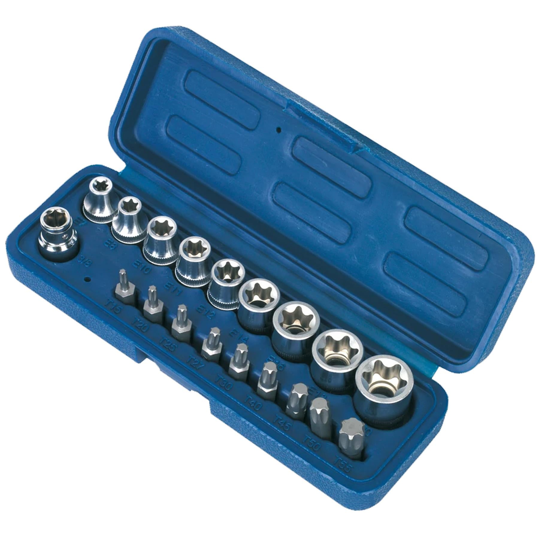 Sealey TRX-Star* Socket & Bit Set 19pc 3/8"Sq Drive
