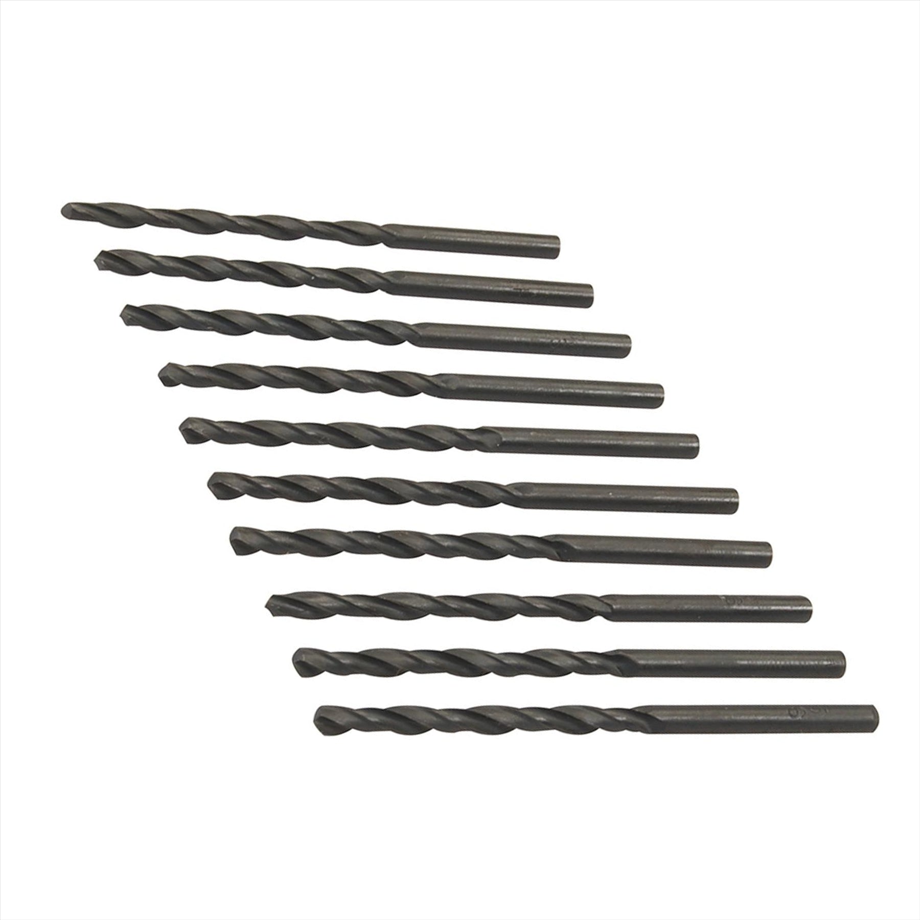 Hss Metric Jobber Drill Bits 10 Pack 3.5mm Metal Steel Plastic Wood DIY