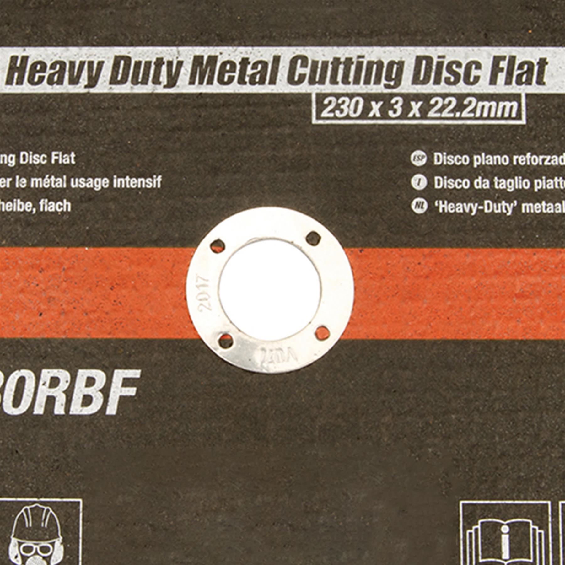 Heavy Duty Metal Slitting Cutting Disc Flat 230 X 3 X 22.23mm Premium Quality