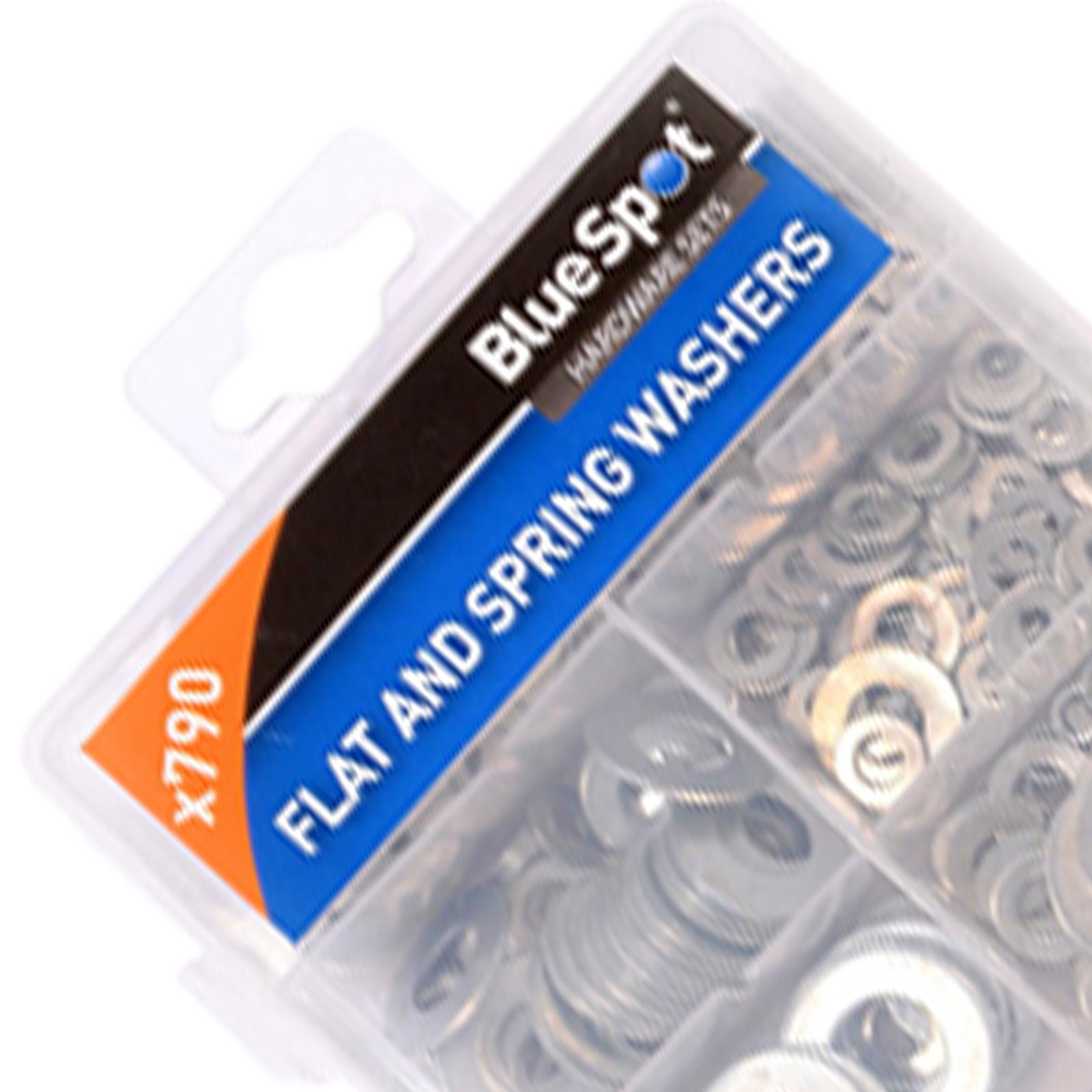 Bluespot Washers Set 790pc Stainless Steel Flat & Spring Washer Rust Resistant