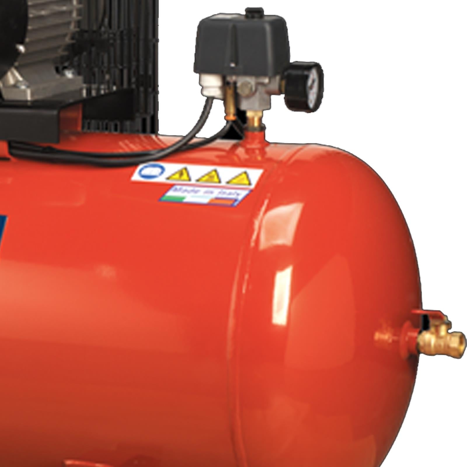 Sealey Compressor 150L Belt Drive 3hp with Cast Cylinders-SAC1153B