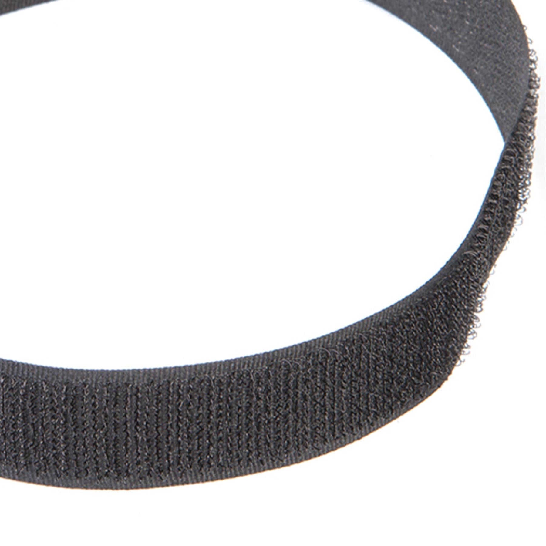 Hook and Loop 450mm Black Nylon strap strapping Cable Ties with buckle Band luggage Strap