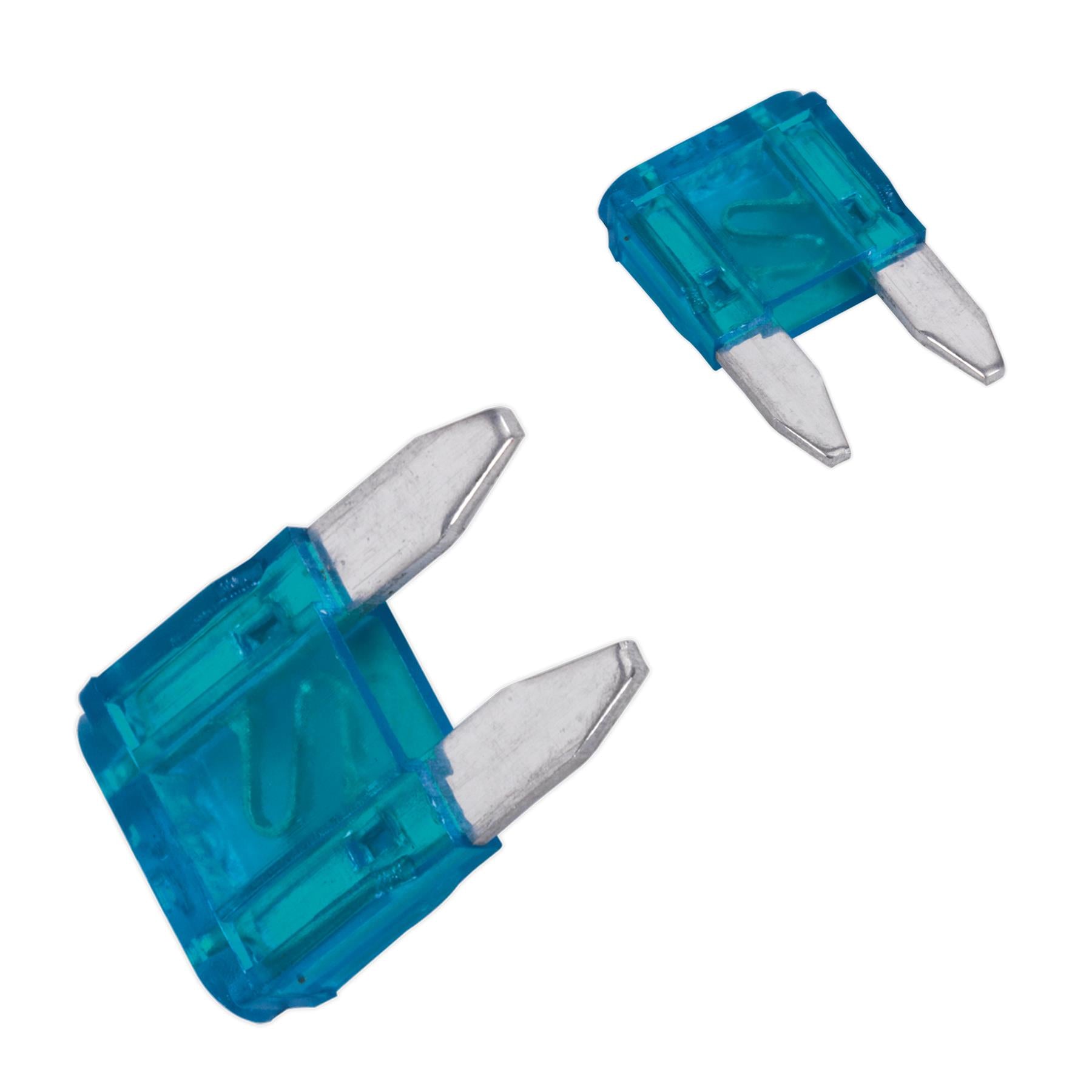 Sealey Automotive MINI Blade Fuse 15A Pack of 50