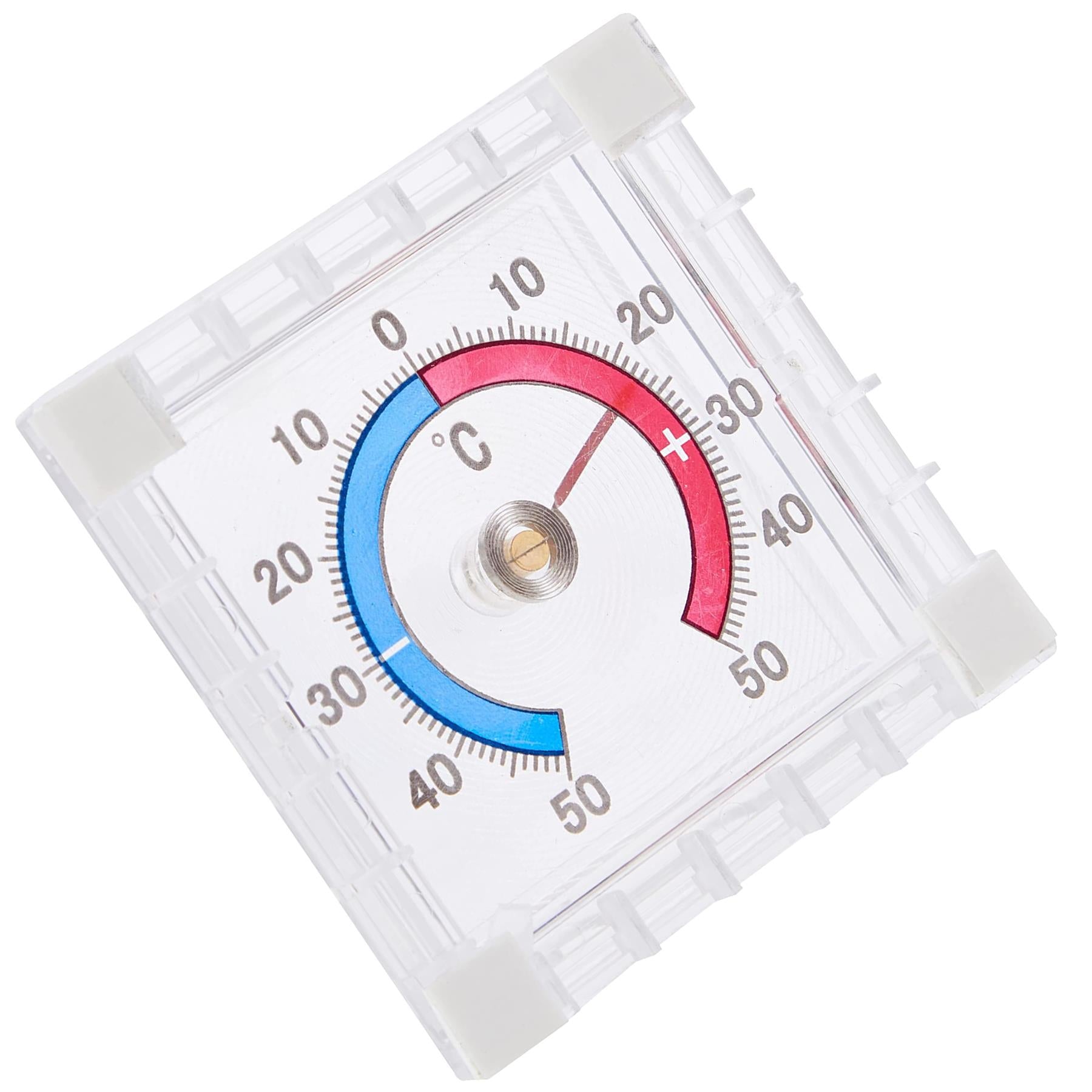 Indoor/Outdoor Stick-On Thermometer -50° To +50°C For Indoor And Outdoor Use